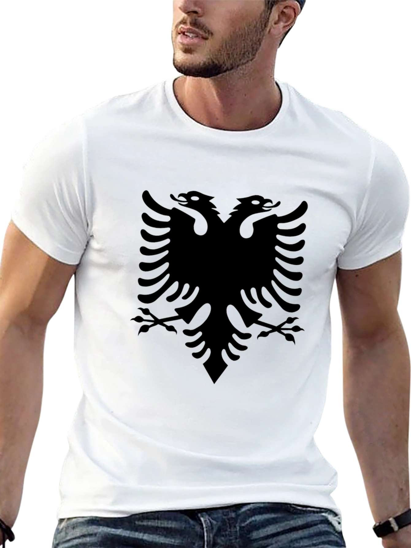 Albanian Eagle Black T-Shirt