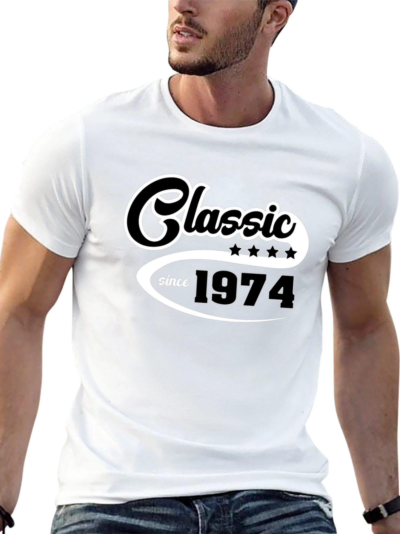 Classic Since 1974 Black T-Shirt
