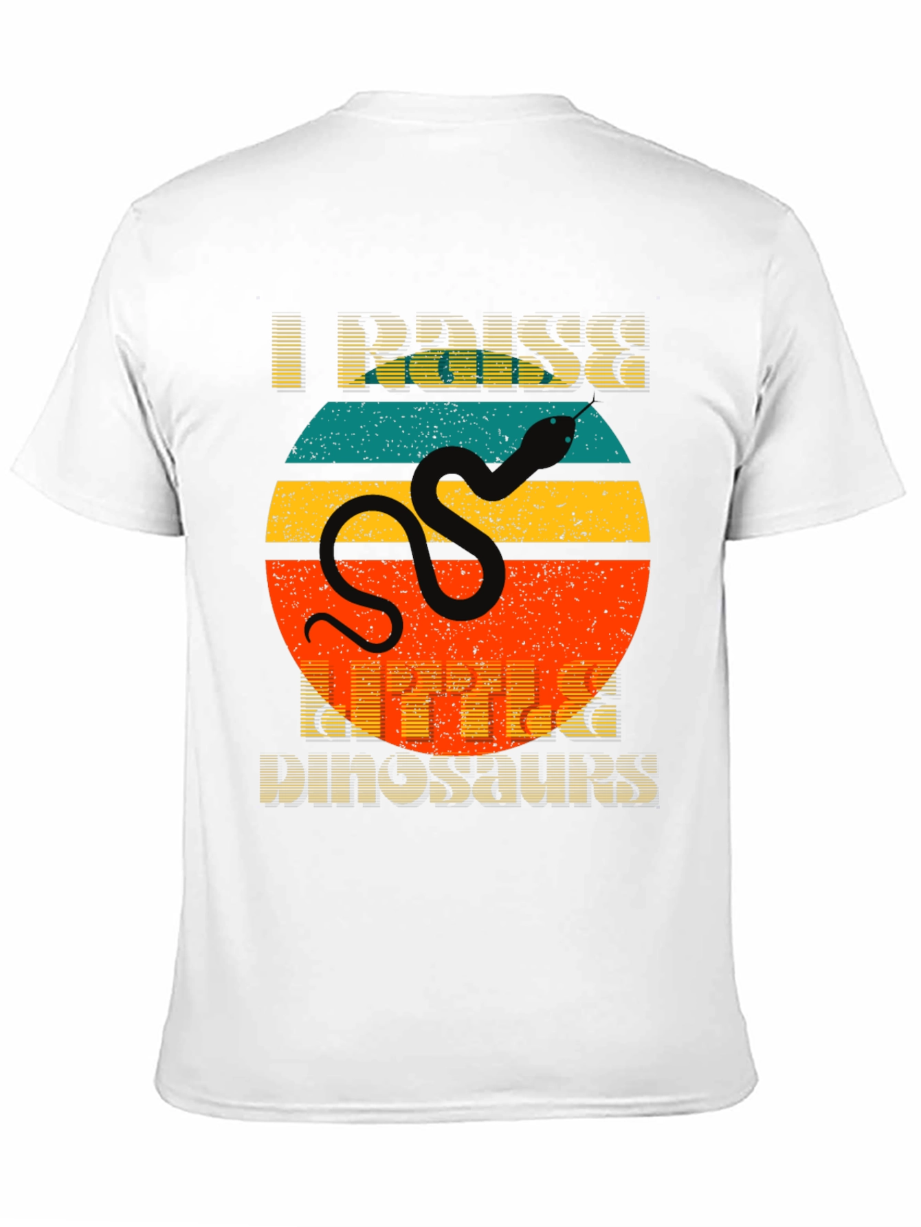 I Raise Little Dinosaurs Snake Graphic T-Shirt