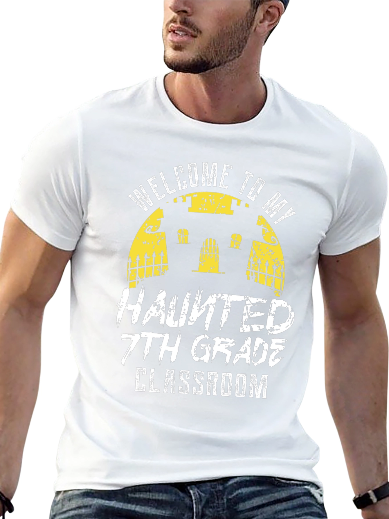 Welcome to My Haunted 7th Grade Classroom T-Shirt