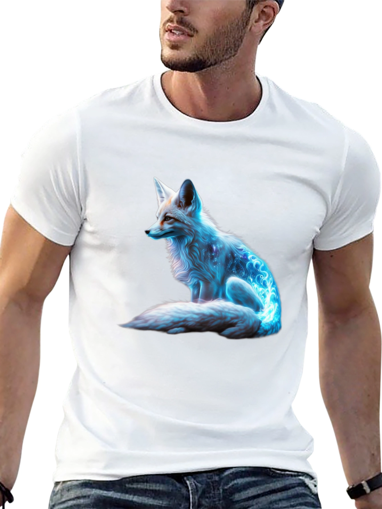 Arctic Fox Graphic T-Shirt - Premium Cotton