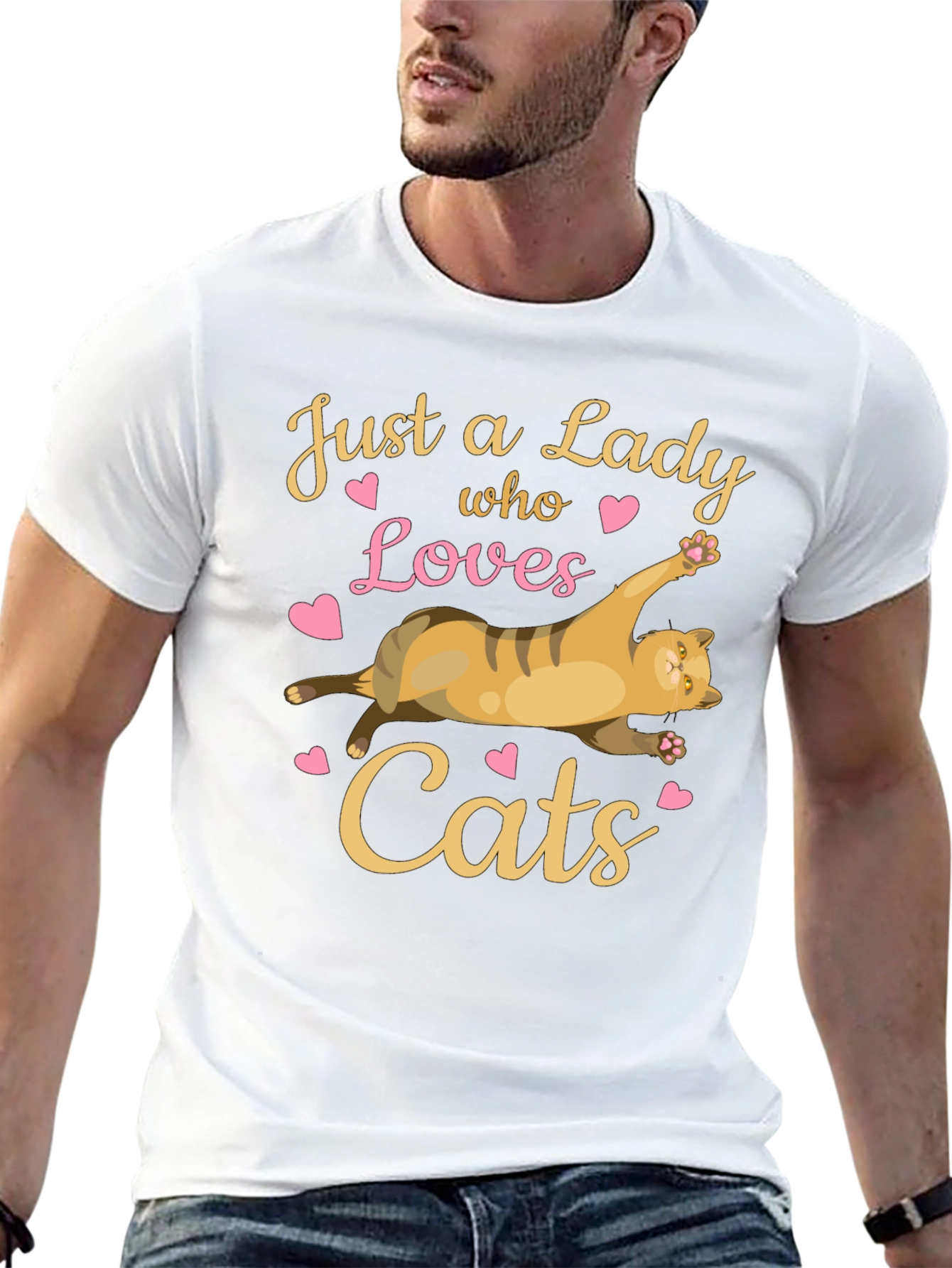 Just a Lady Who Loves Cats T-Shirt