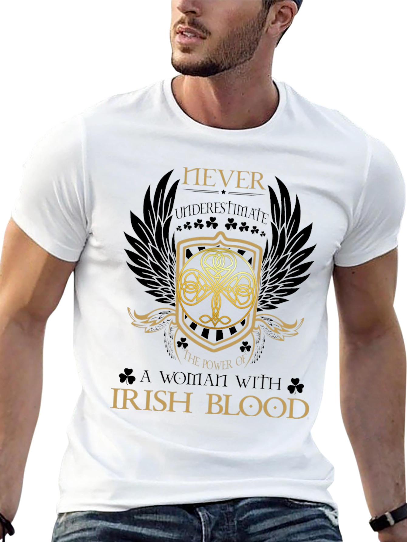 Irish Pride Tee - Never Underestimate Irish Blood