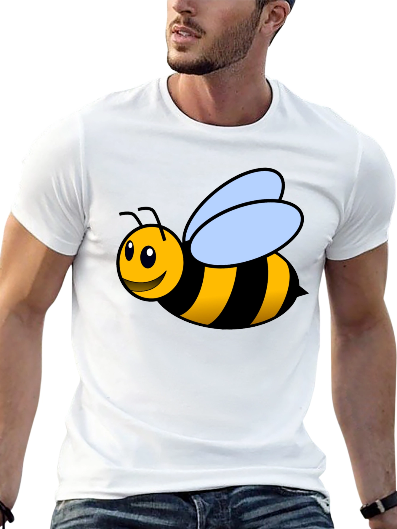 Bee Graphic Black T-Shirt