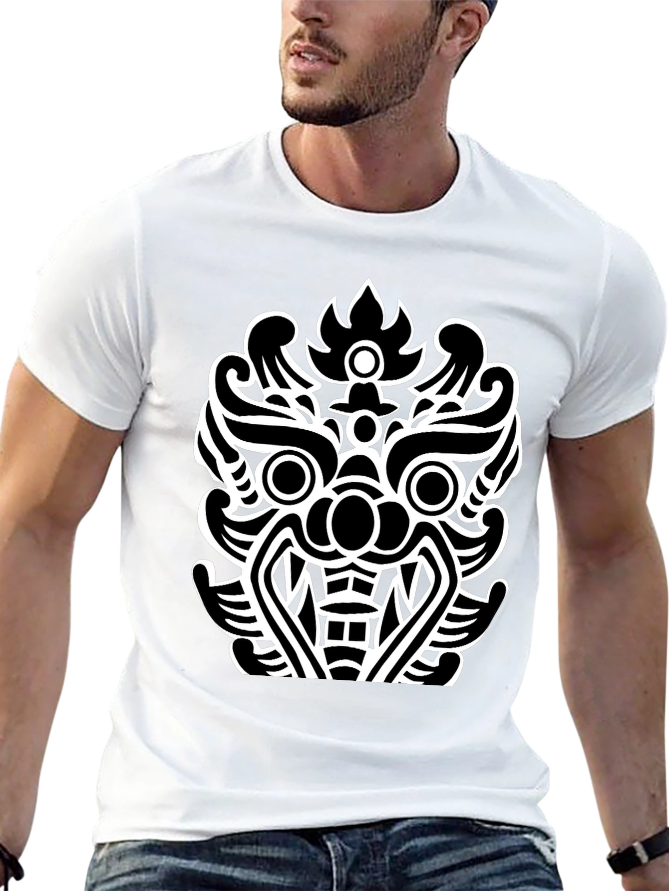 Abstract Graphic Tee - Modern Streetwear