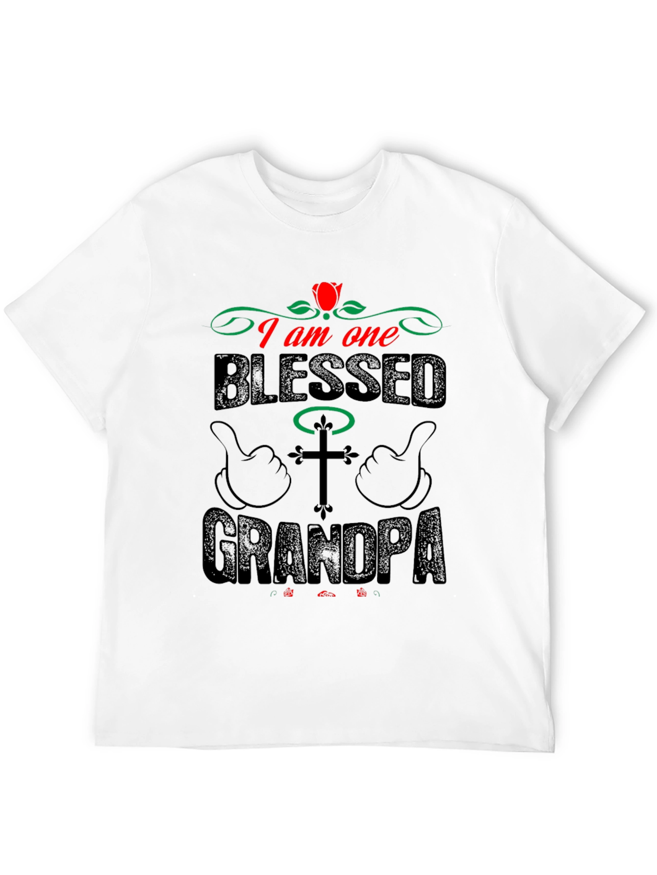 Blessed Grandpa T-Shirt - Christian Gift