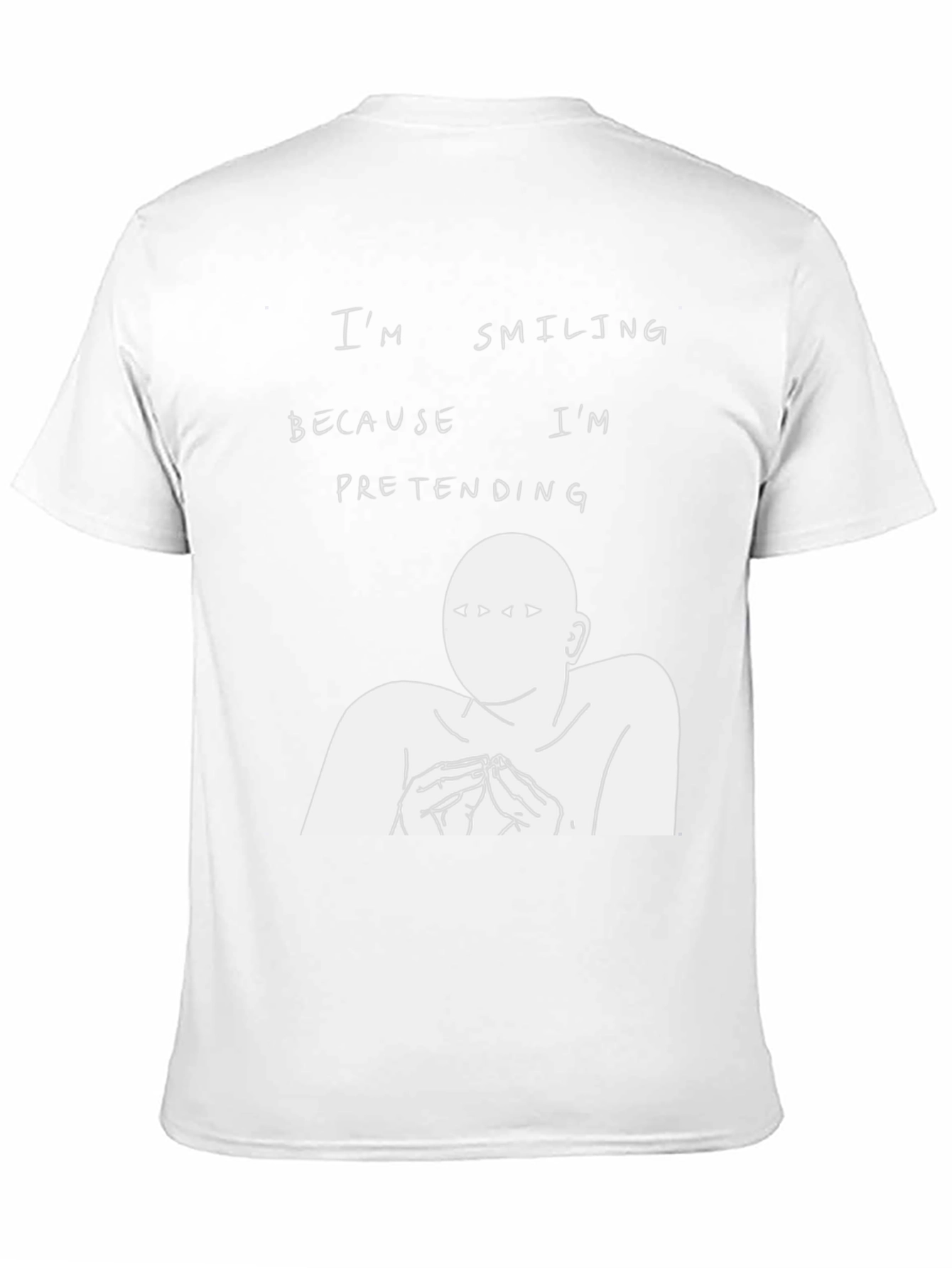 Smiling While Pretending Graphic Tee
