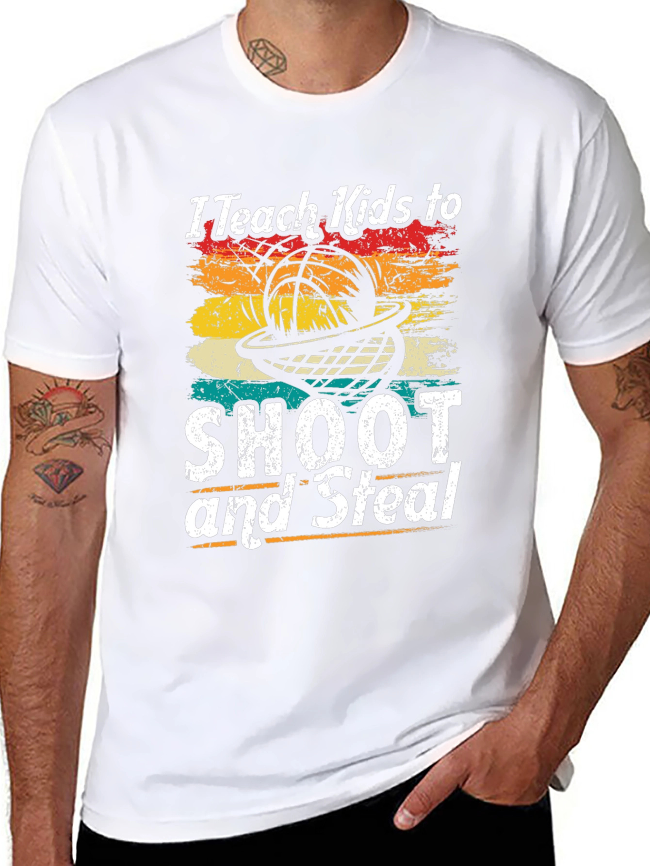 I Teach Kids to Shoot & Steal T-Shirt