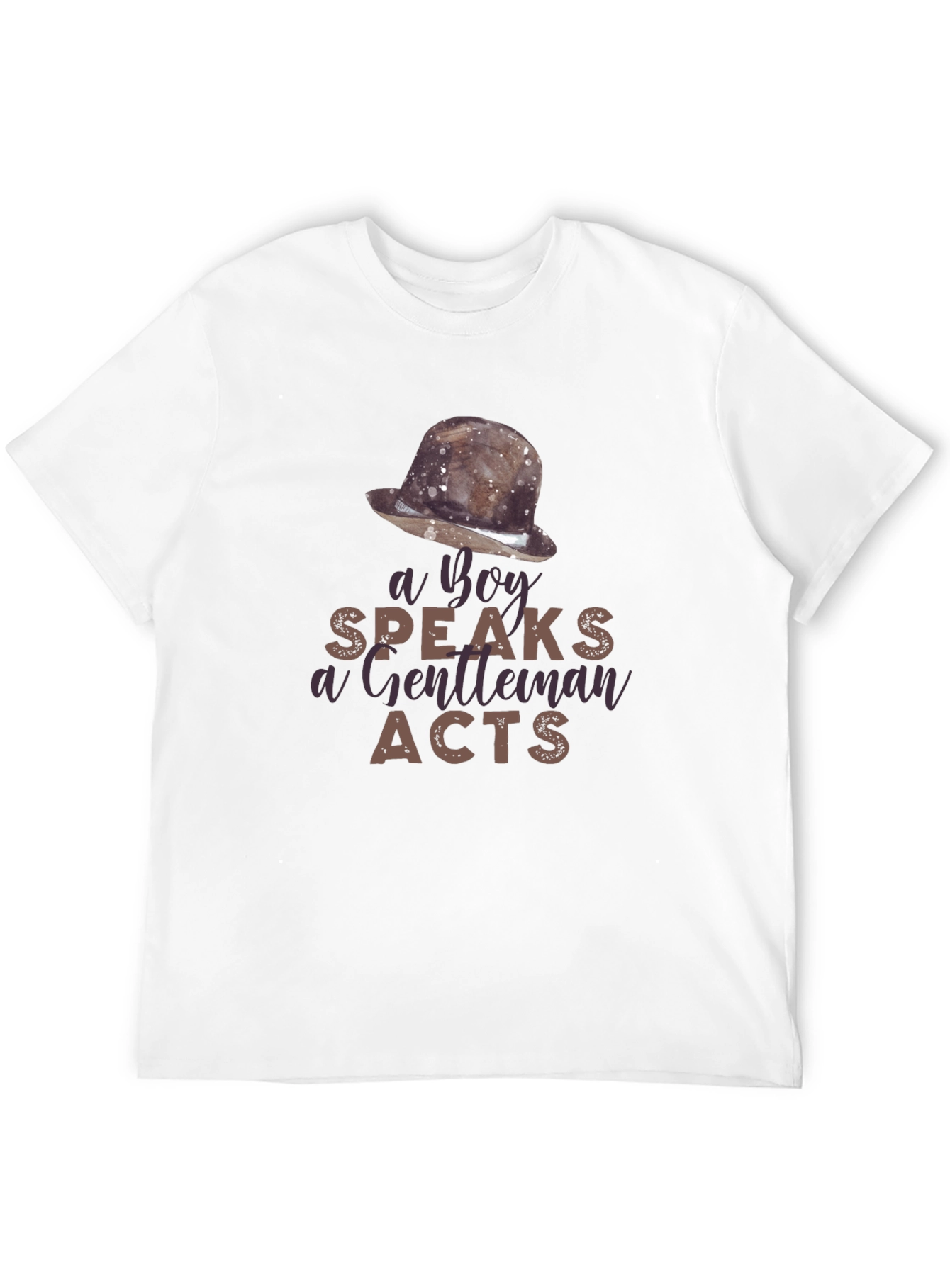 A Boy Speaks T-Shirt - Gentleman Acts