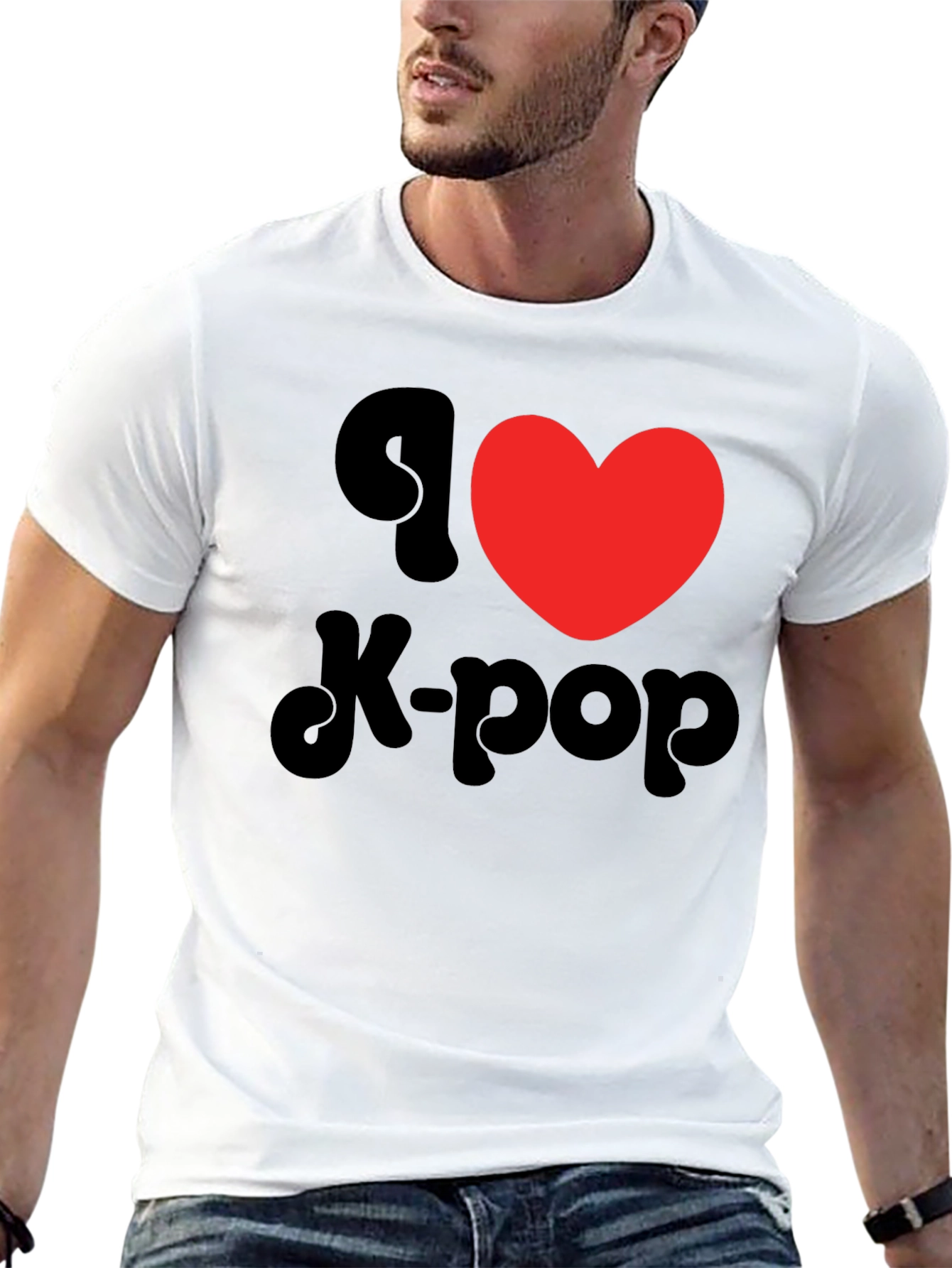 I Heart K-Pop Black T-Shirt