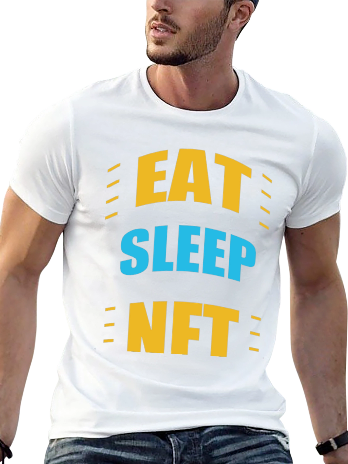 Eat Sleep NFT T-Shirt | Crypto Investor Tee