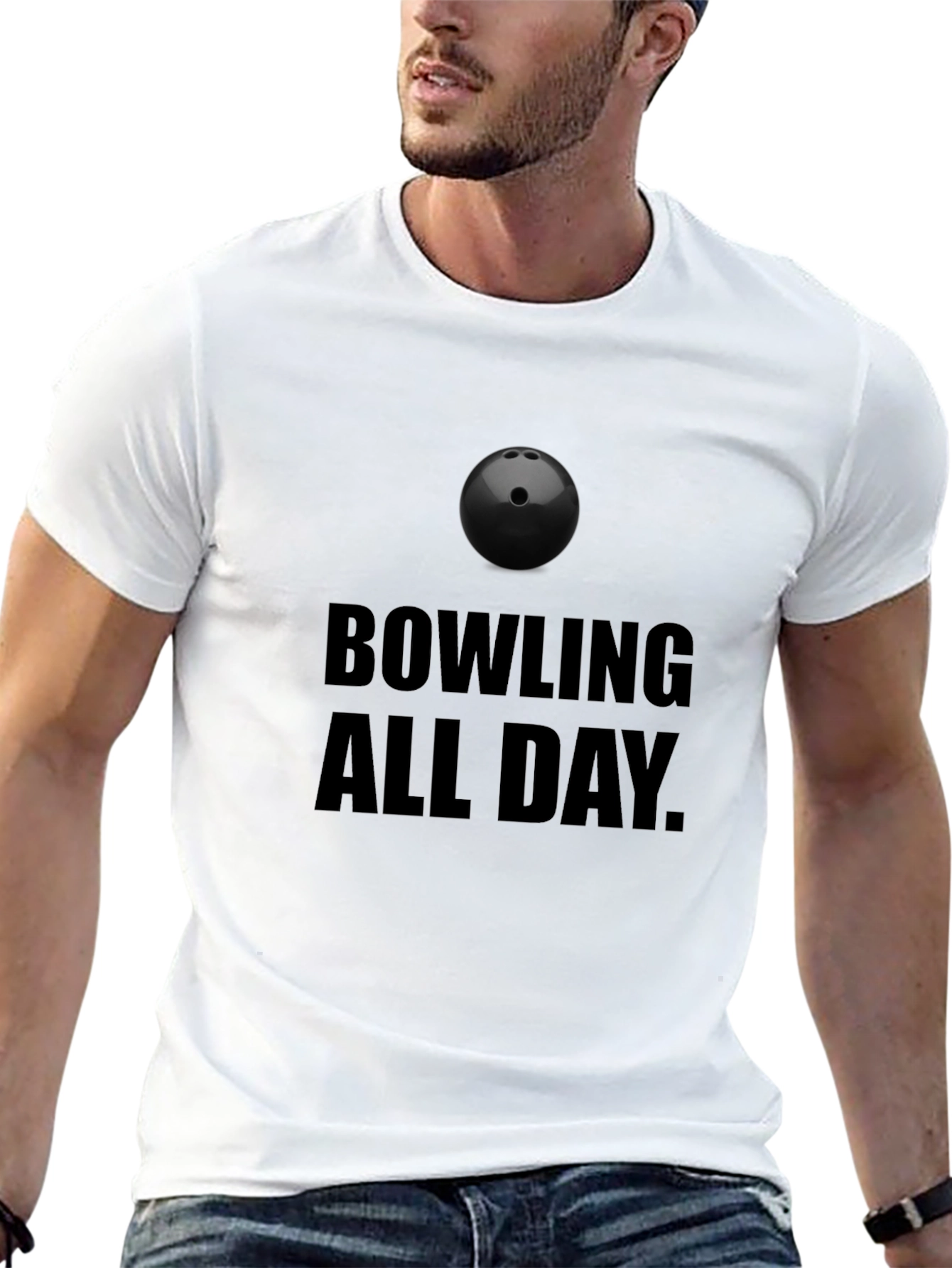 Bowling All Day Black T-Shirt