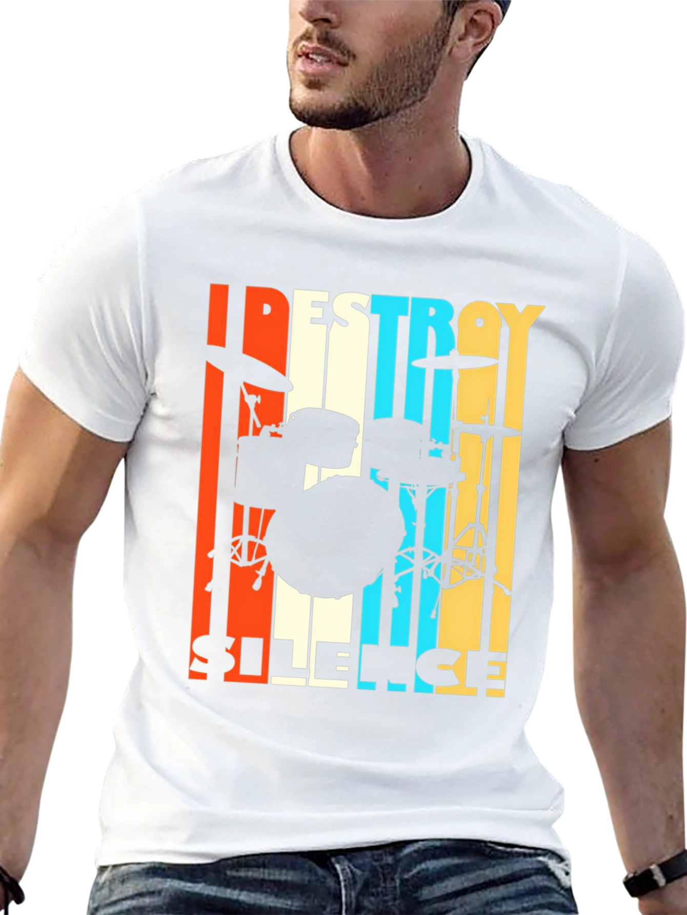 Destroy Silence Drummer T-Shirt