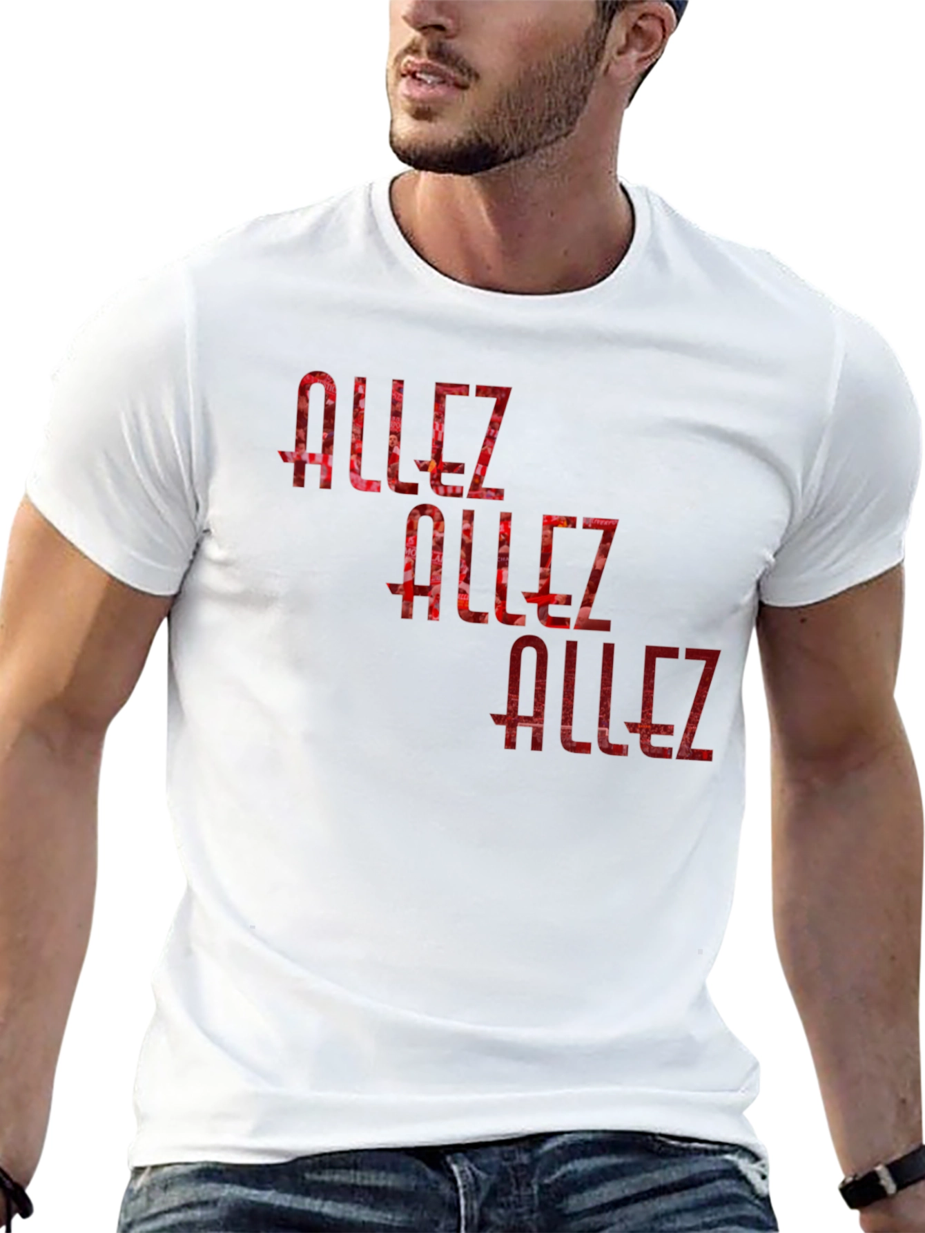 Allez Graphic Print Black T-Shirt