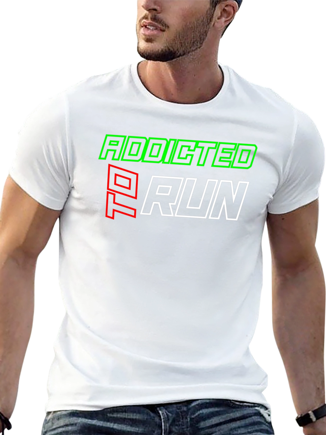 Addicted to Run Graphic Tee