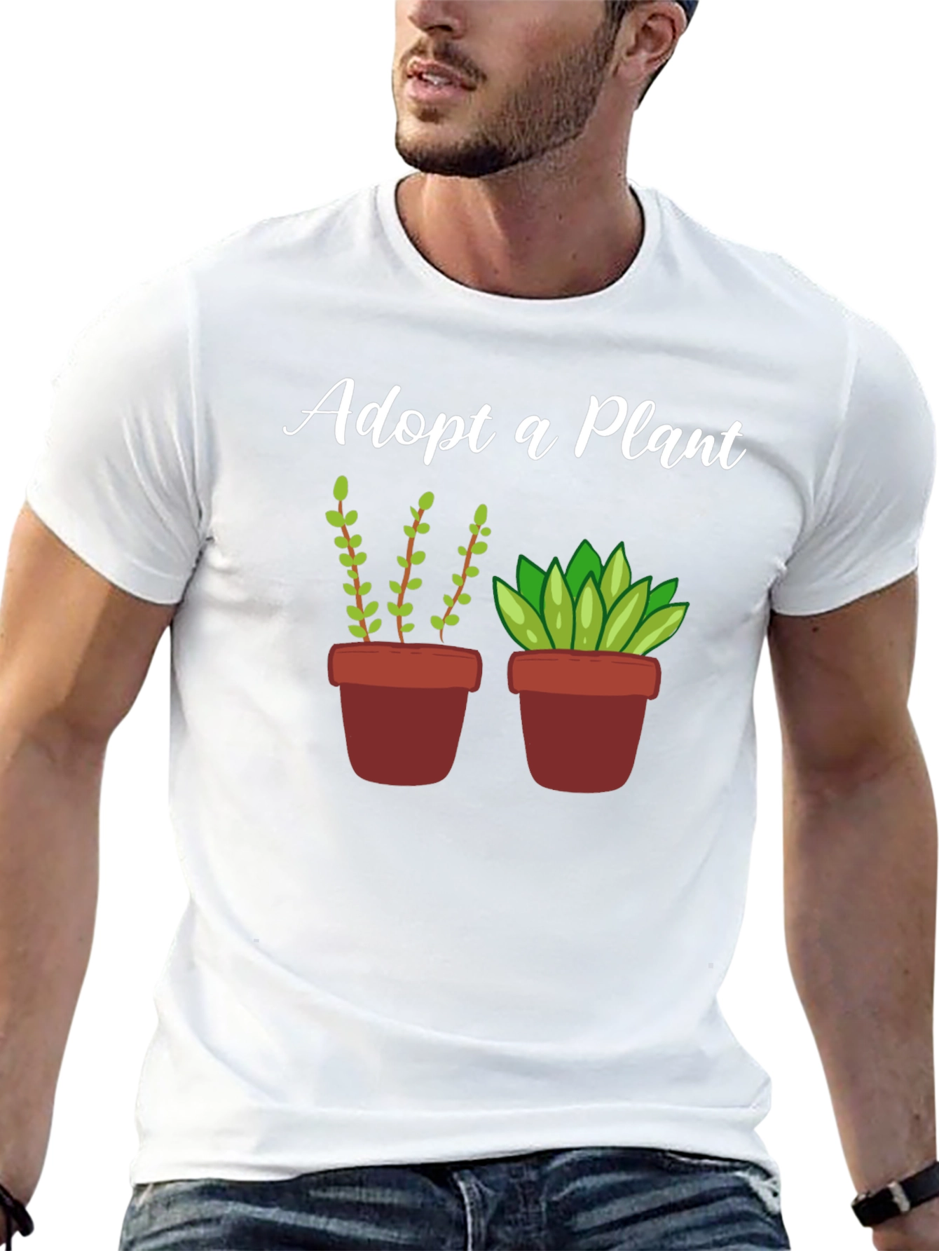 Adopt a Plant Graphic T-Shirt
