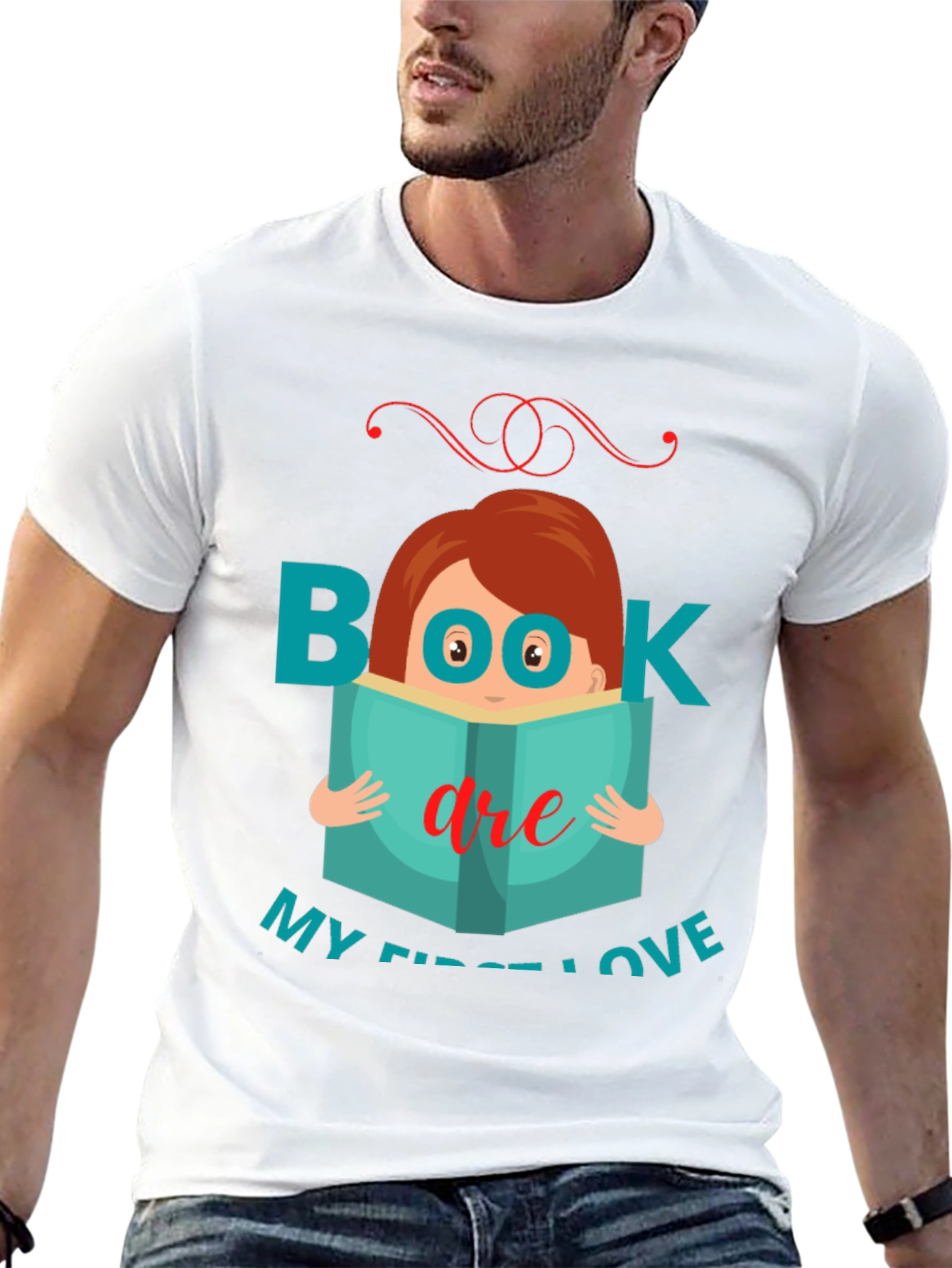 Book Are My First Love T-Shirt