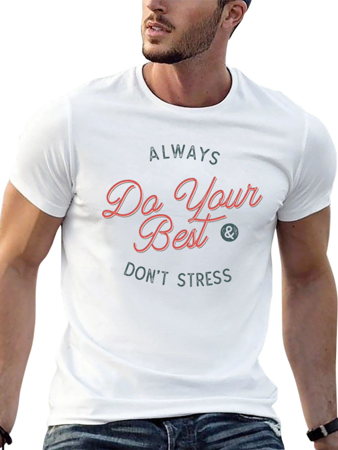 Always Do Your Best Graphic Tee - Black