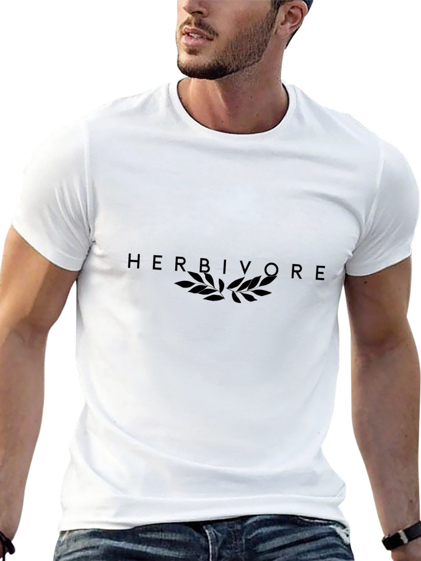 Herbivore Black Graphic Tee