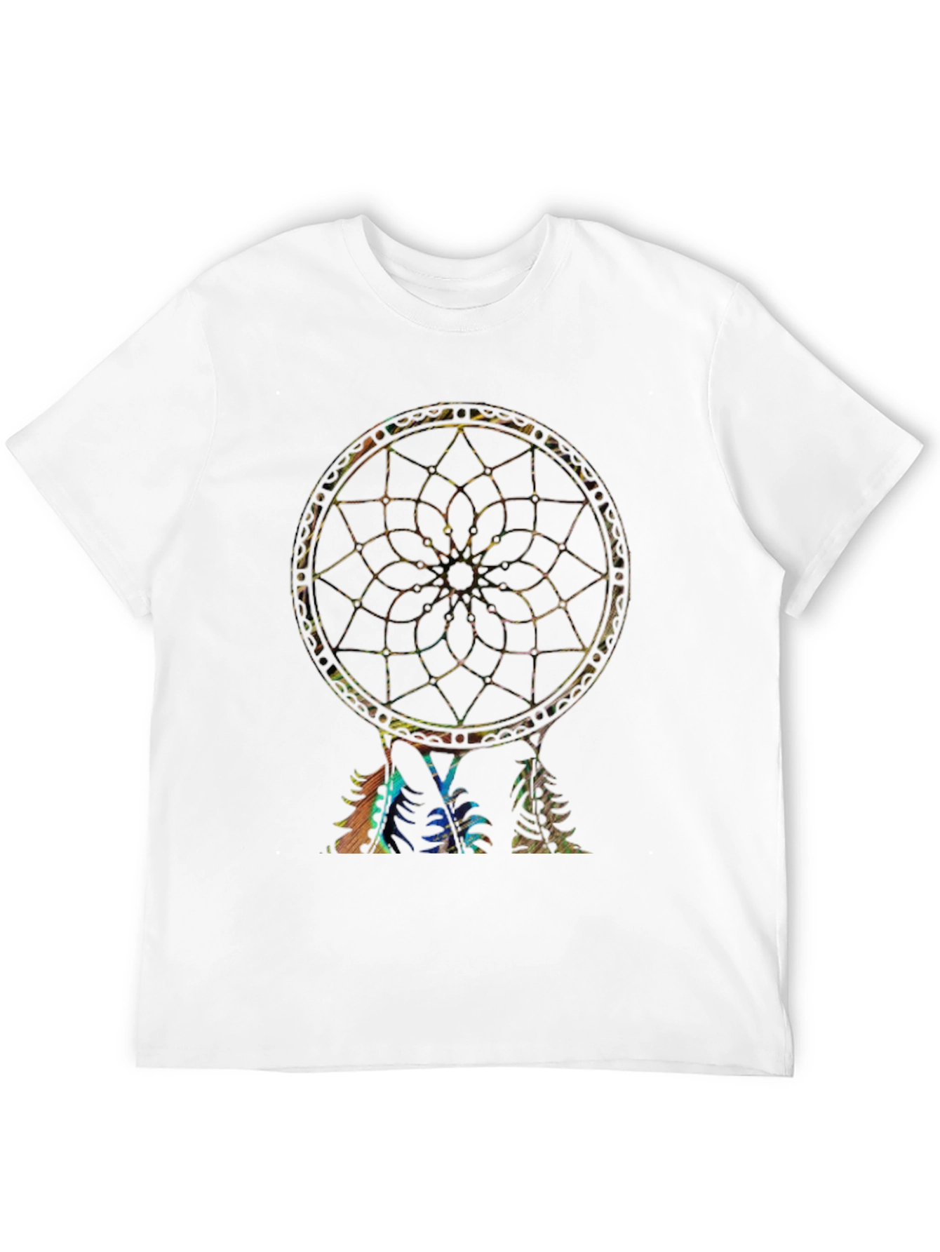 Dreamcatcher Graphic Print Black T-Shirt