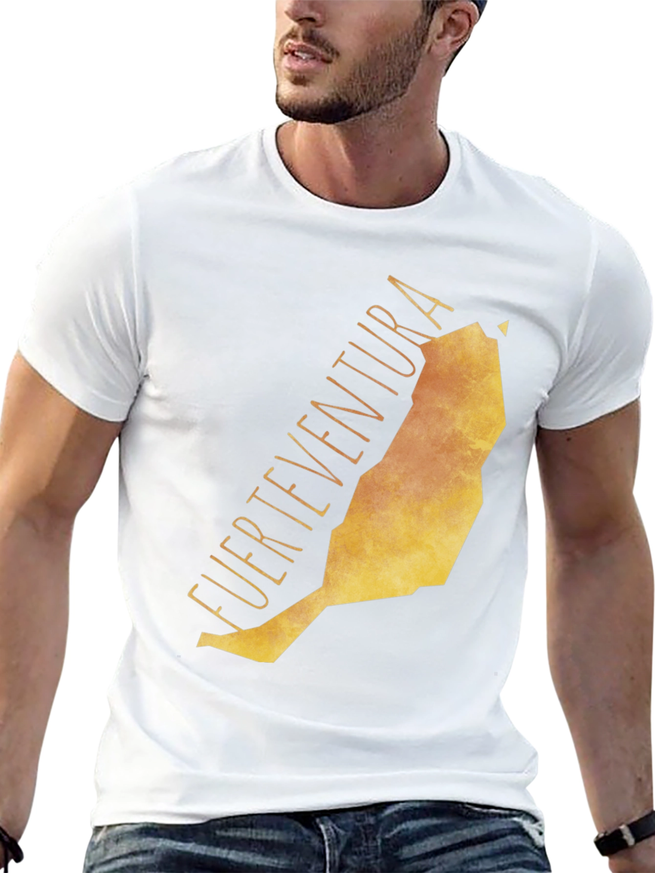 Fuerteventura Island Map Tee