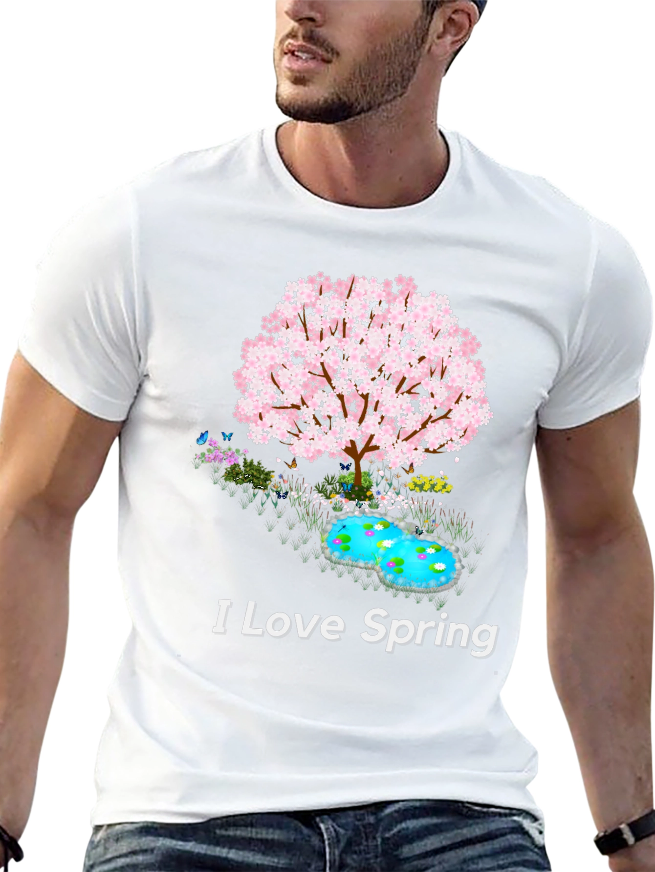I Love Spring Graphic T-Shirt
