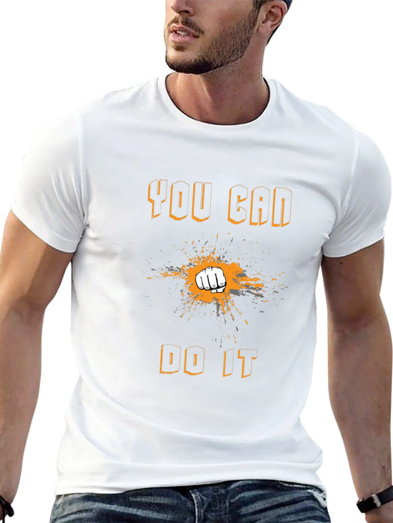 Motivational You Can Do It Graphic Tee