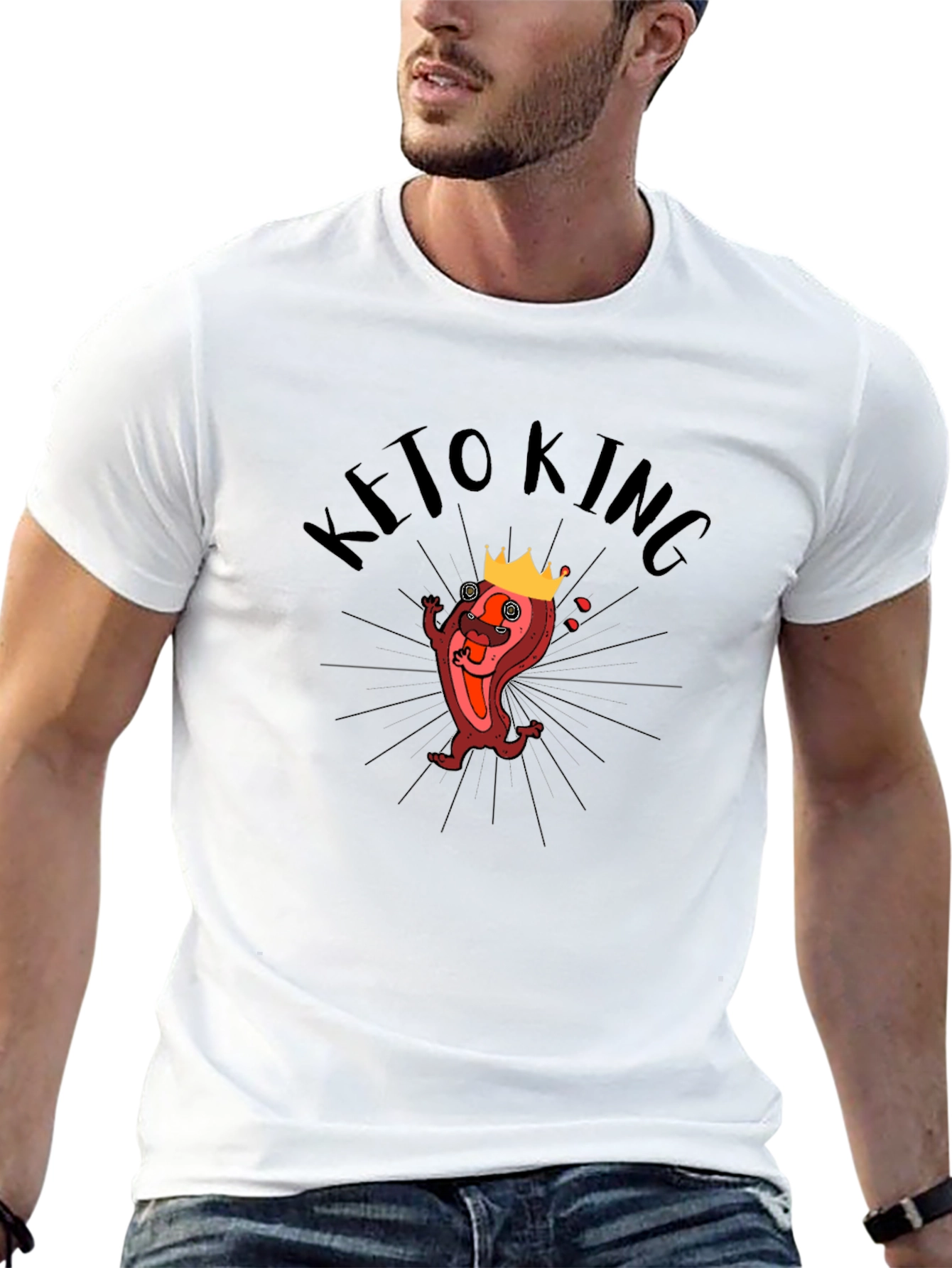 Keto King Black T-Shirt