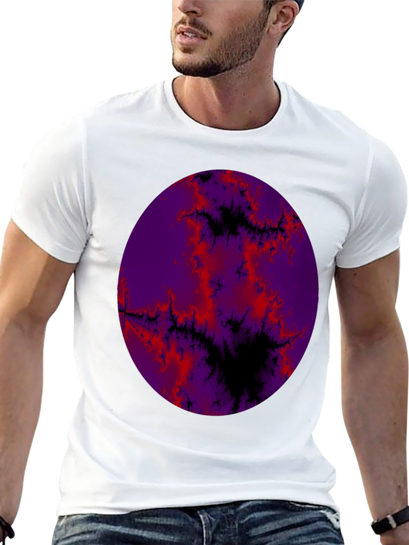 Fractal Planet Graphic T-Shirt