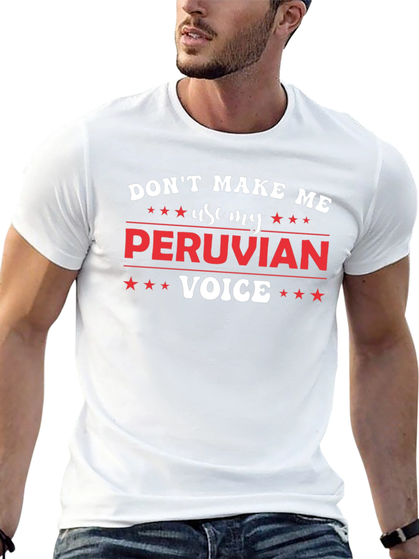 Funny Peruvian Voice Graphic T-Shirt