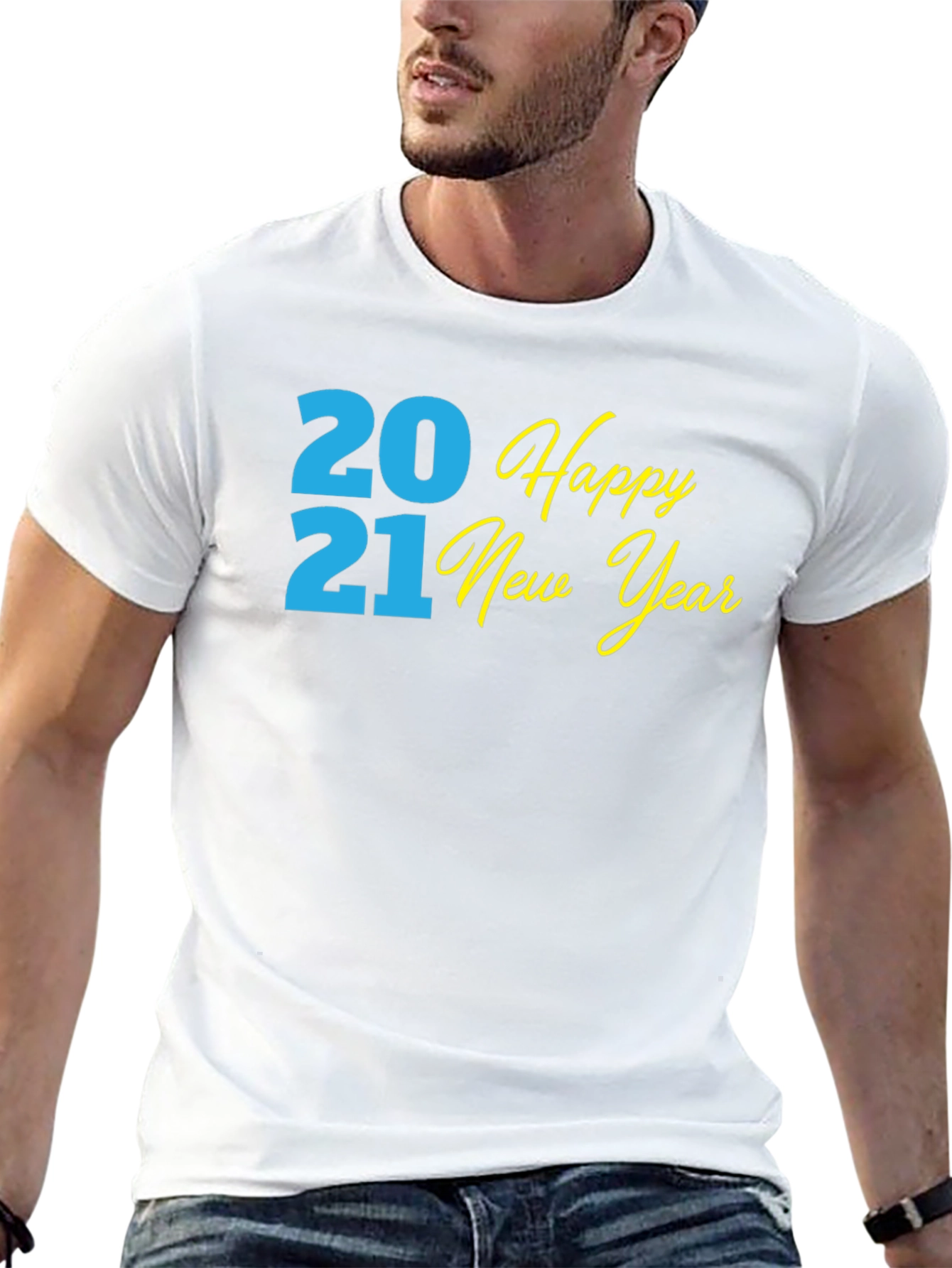 Happy New Year 2021 Black T-Shirt