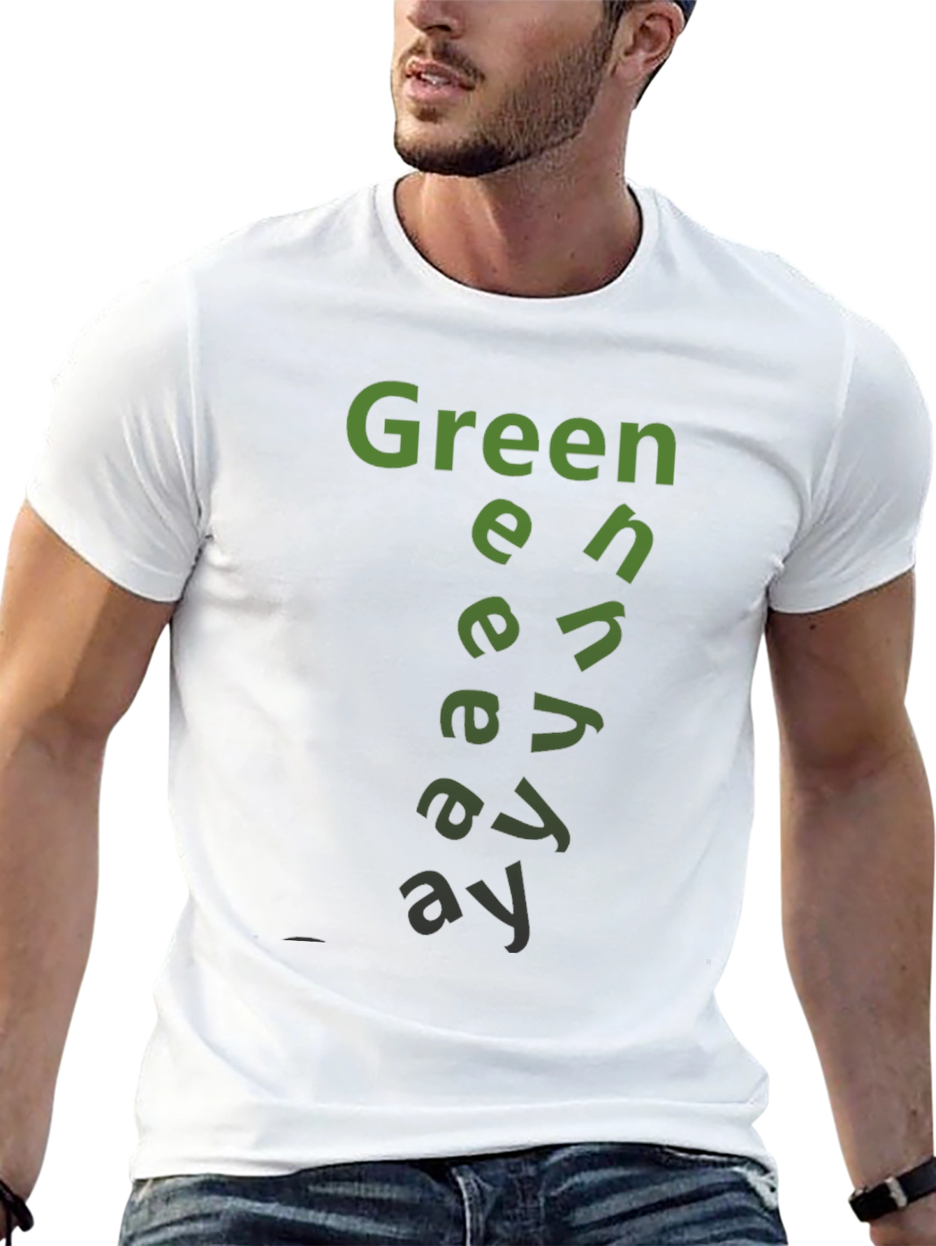 Green Energy T-Shirt - Black Cotton Tee
