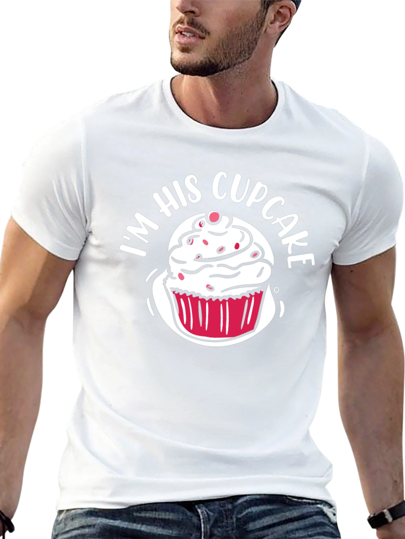 Im His Cupcake T-Shirt - Sweet Couple Matching Tee