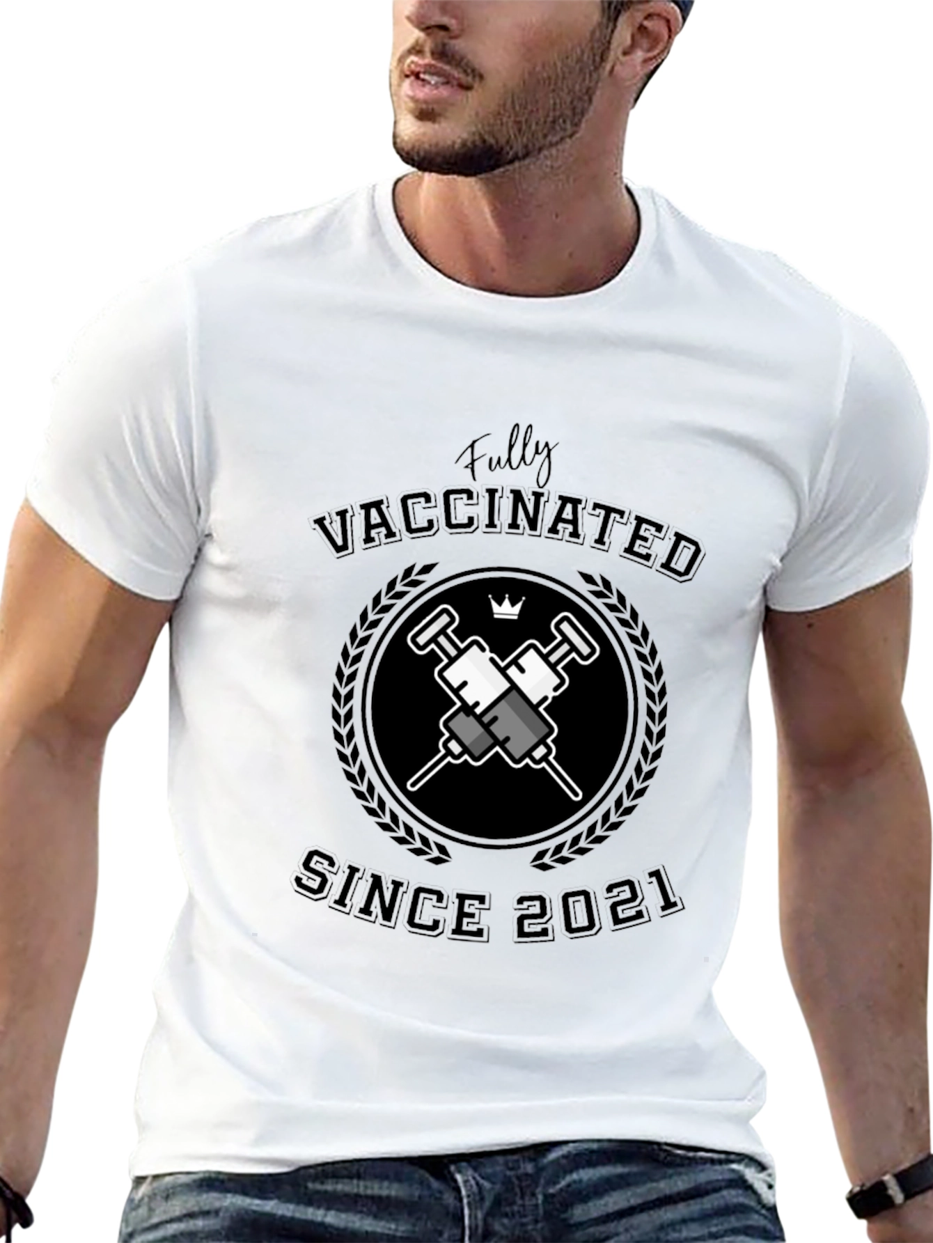 Fully Vaccinated Since 2021 Graphic T-Shirt
