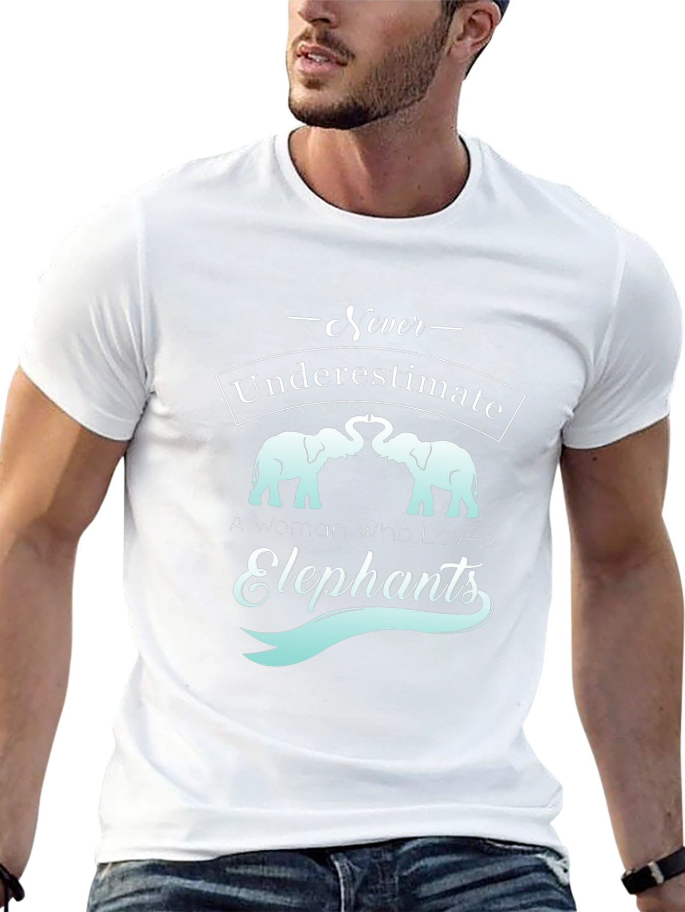 Never Underestimate Elephant Lover T-Shirt