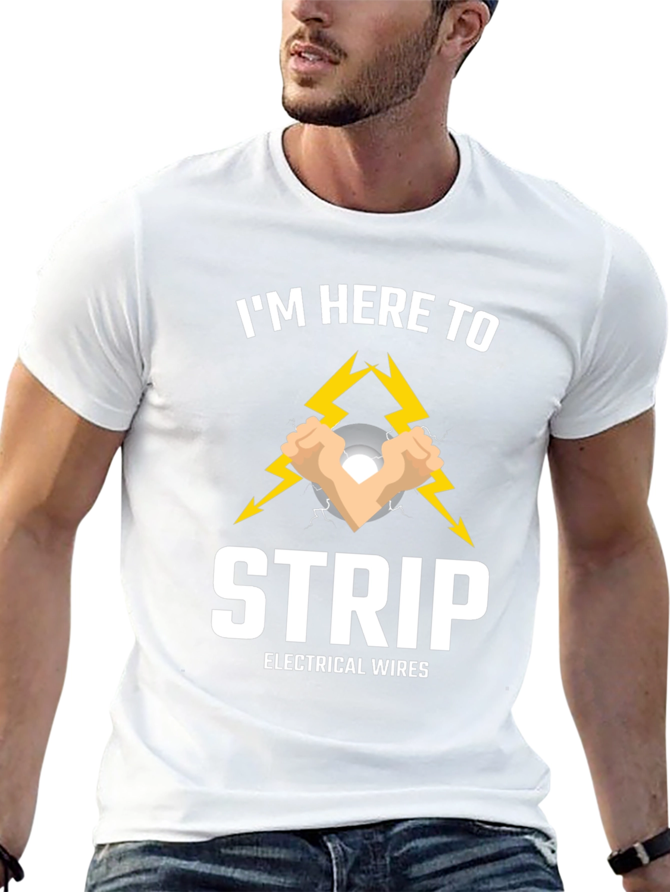 Im Here to Strip Electrical Wires T-Shirt
