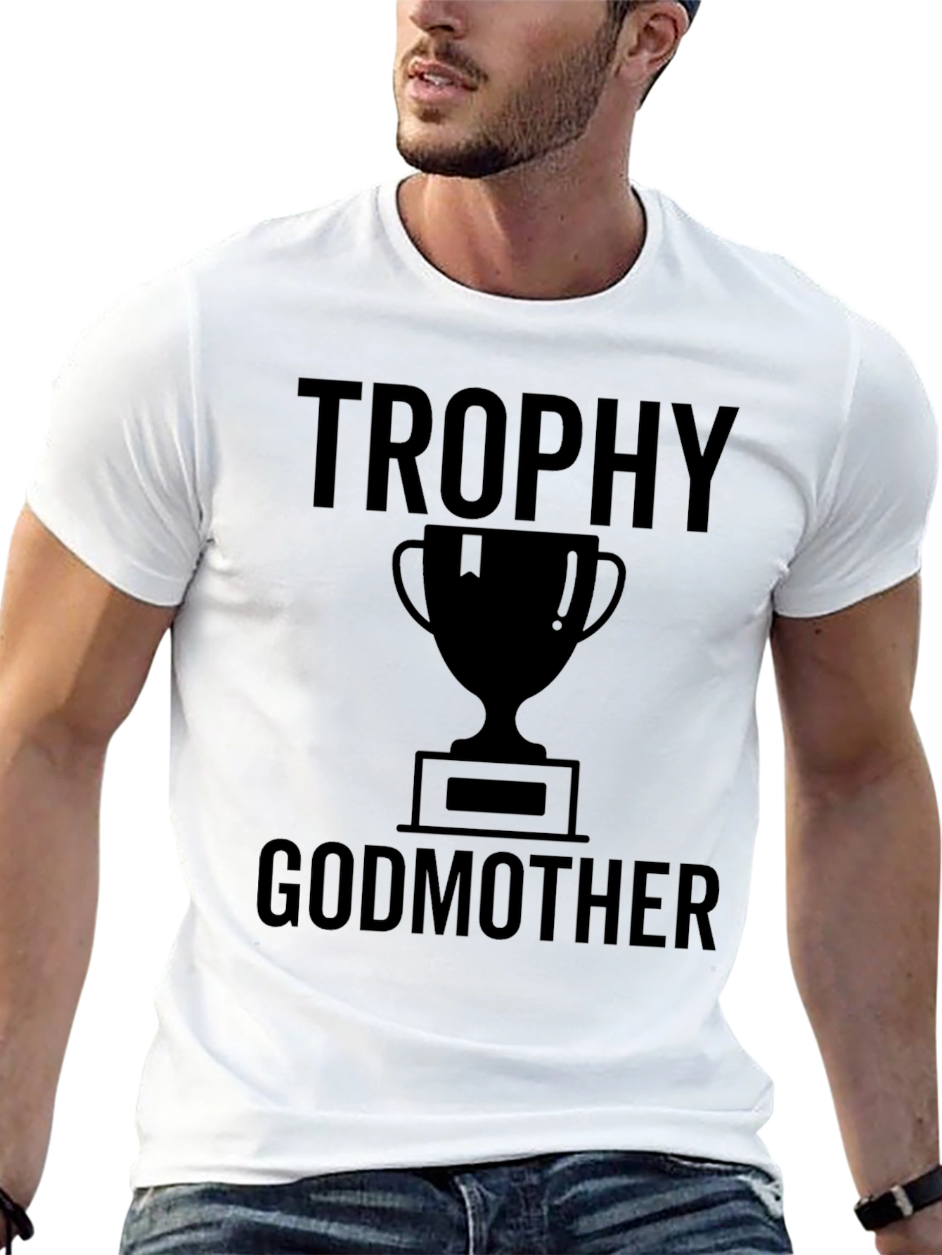 Trophy Godmother Graphic Tee - Black