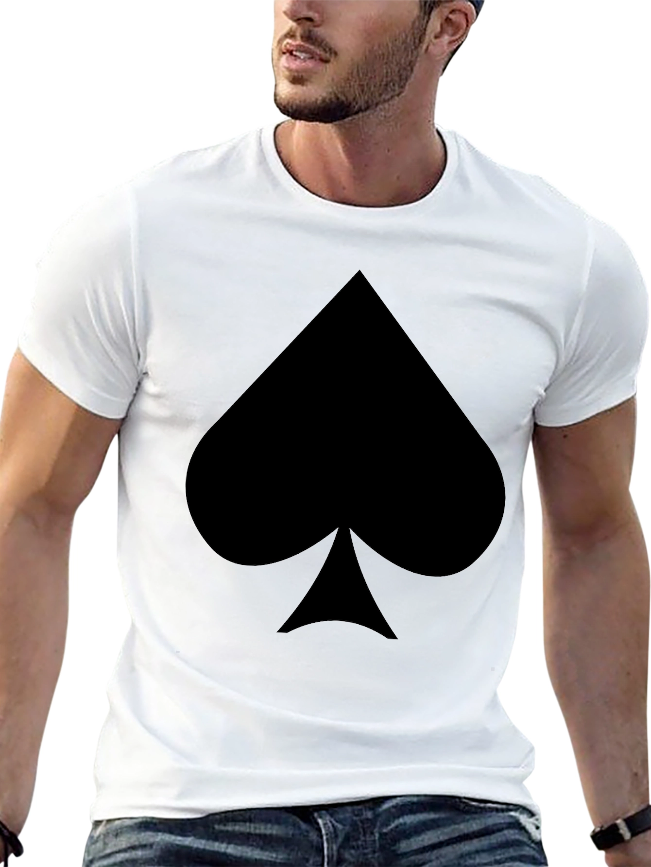 Black Spade Graphic T-Shirt