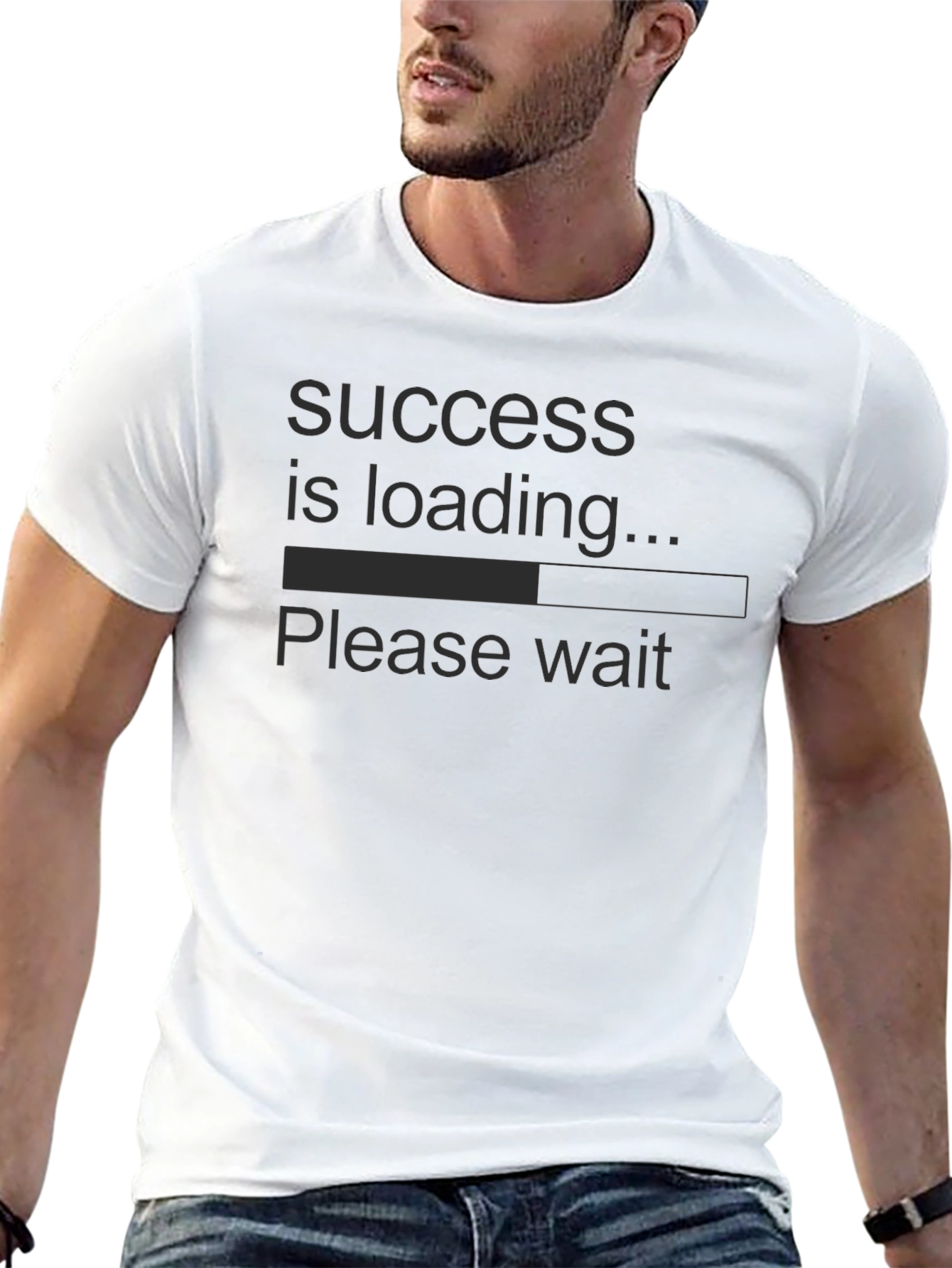 Success is Loading T-Shirt - Funny Slogan Tee