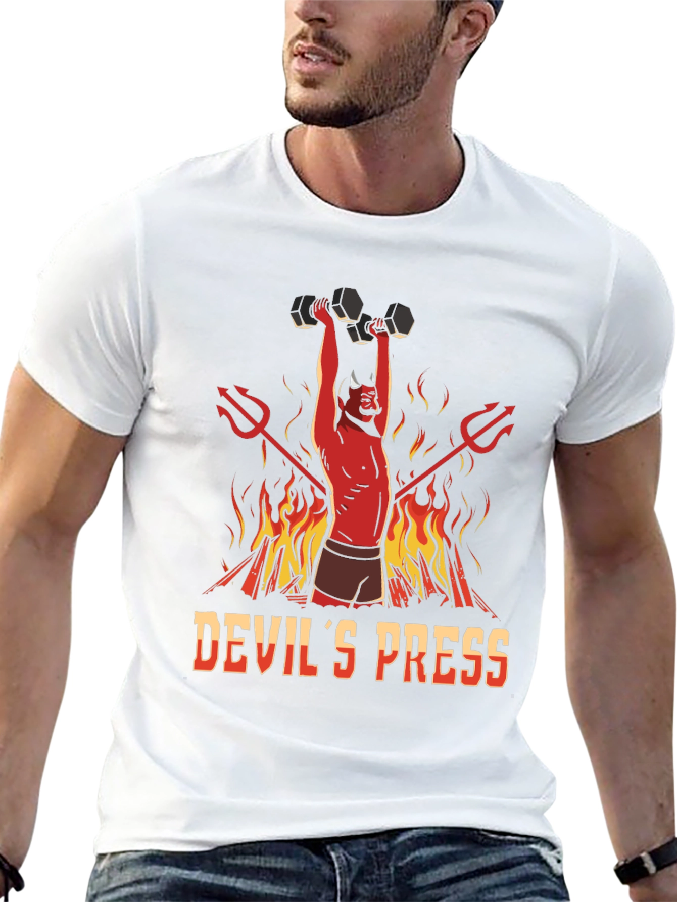 Devils Press Black Graphic T-Shirt