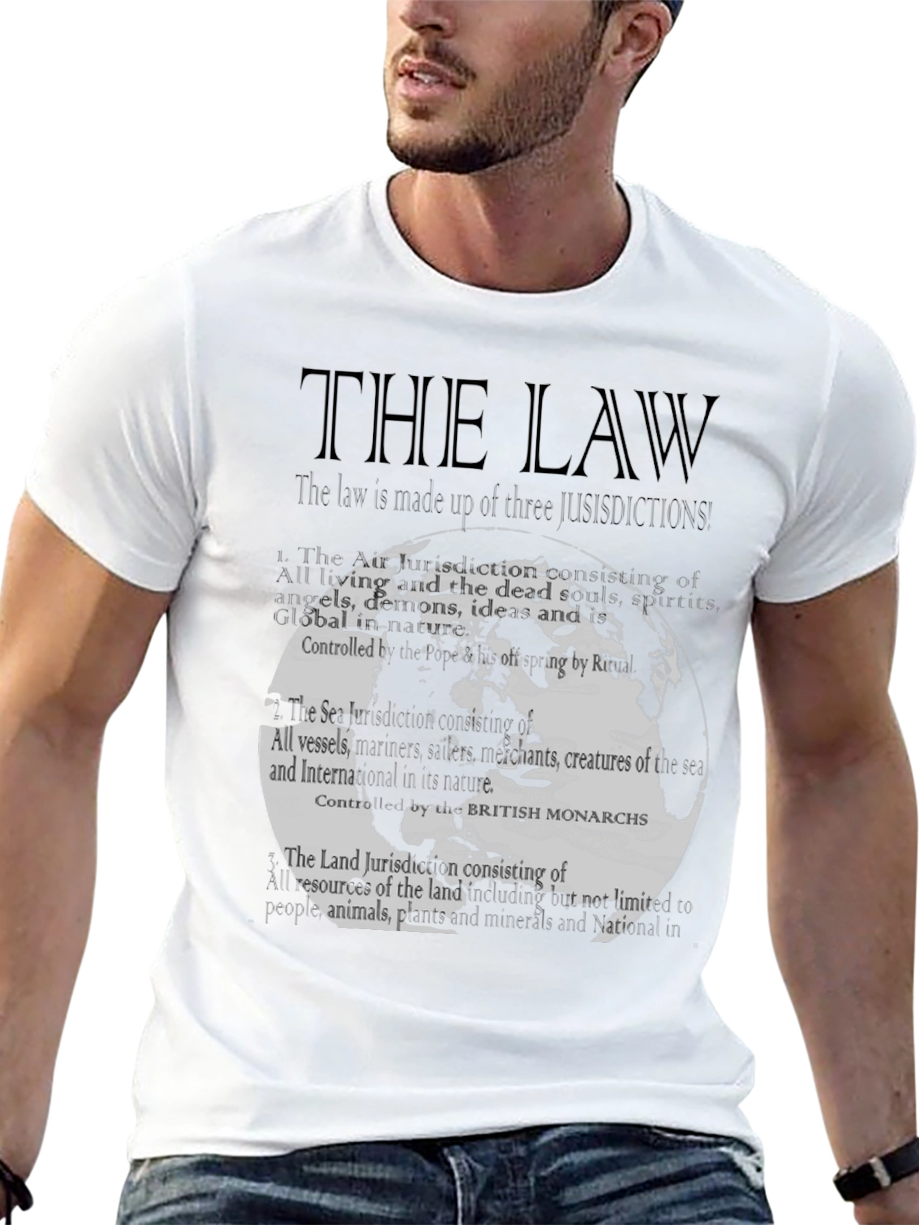 The Law T-Shirt - Global Jurisdiction Design