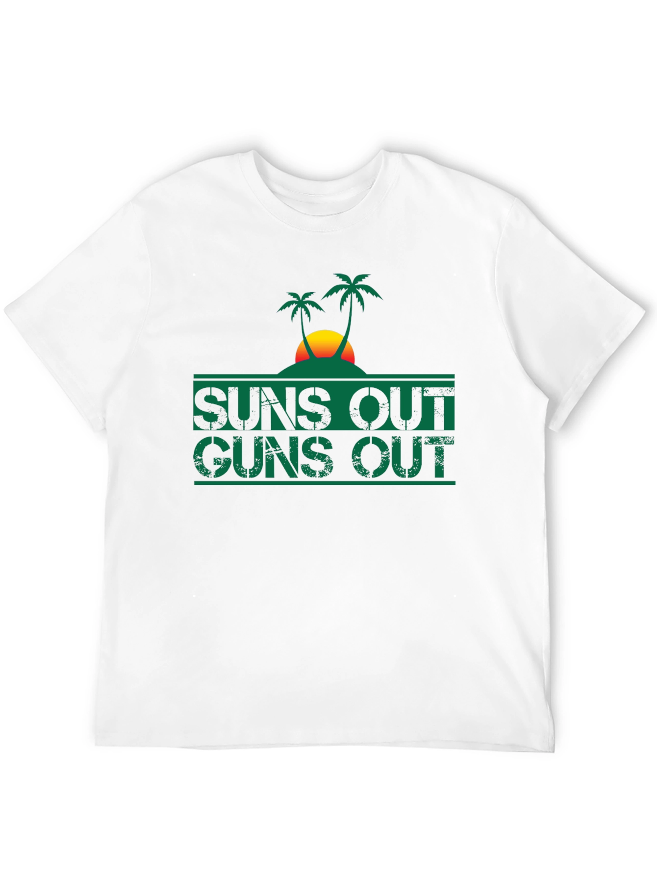 Suns Out Guns Out Graphic Tee - Black