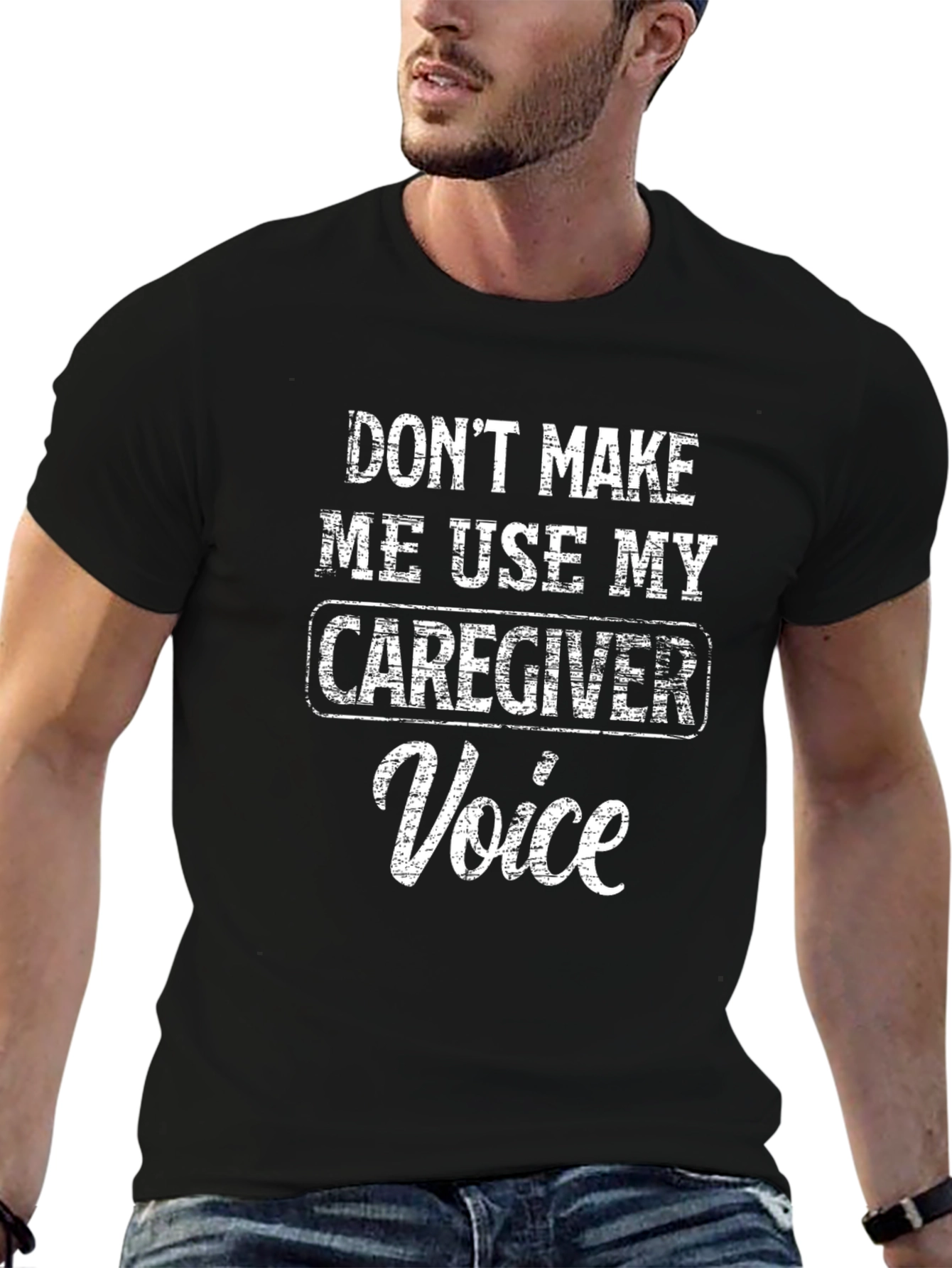 Caregiver Voice T-Shirt - Funny Caregiver Gift