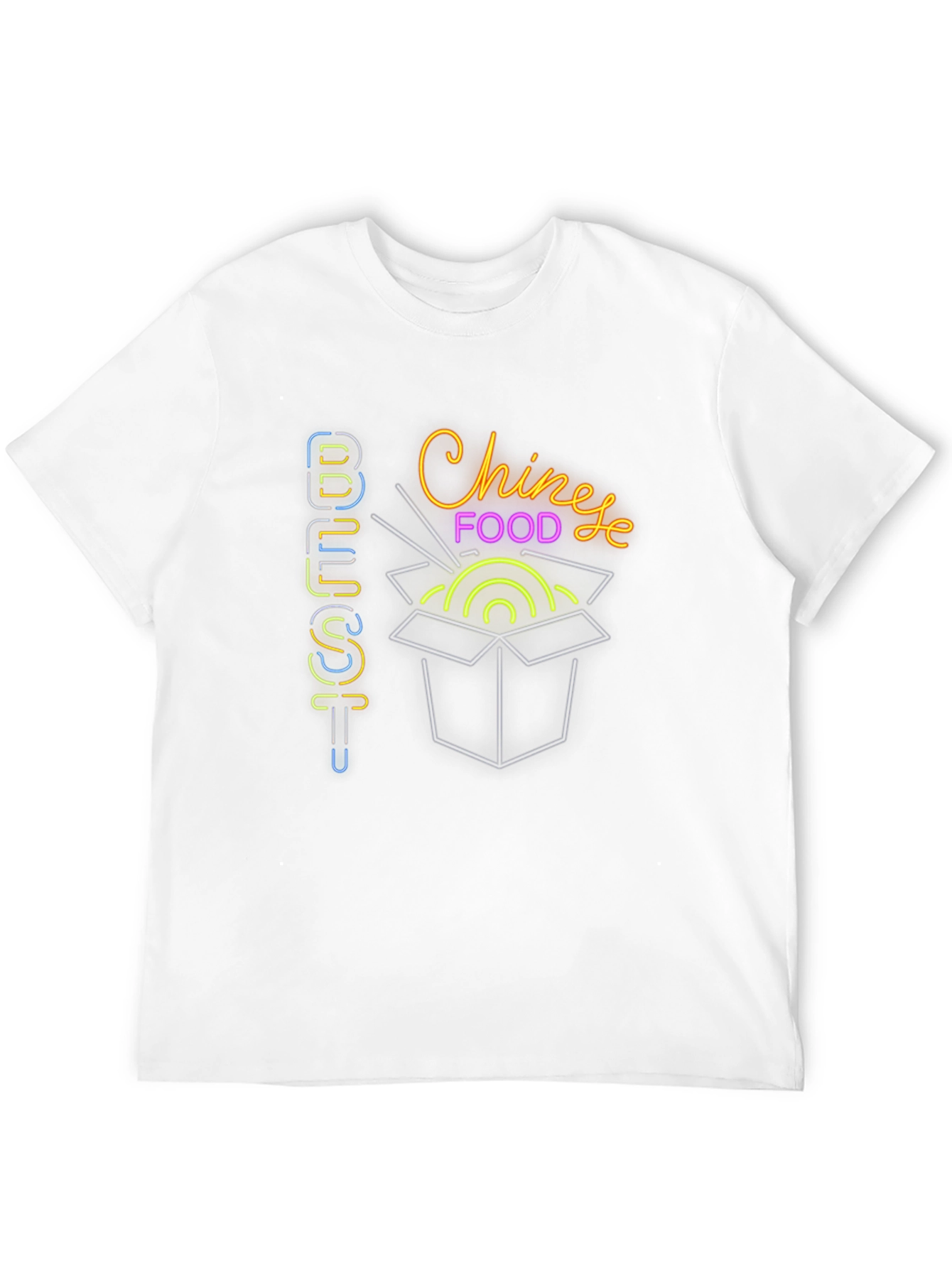 Best Chinese Food T-Shirt - Neon Design