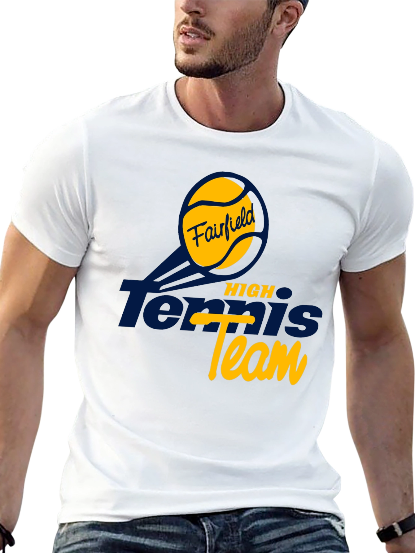 Fairfield Tennis High Team T-Shirt - Black