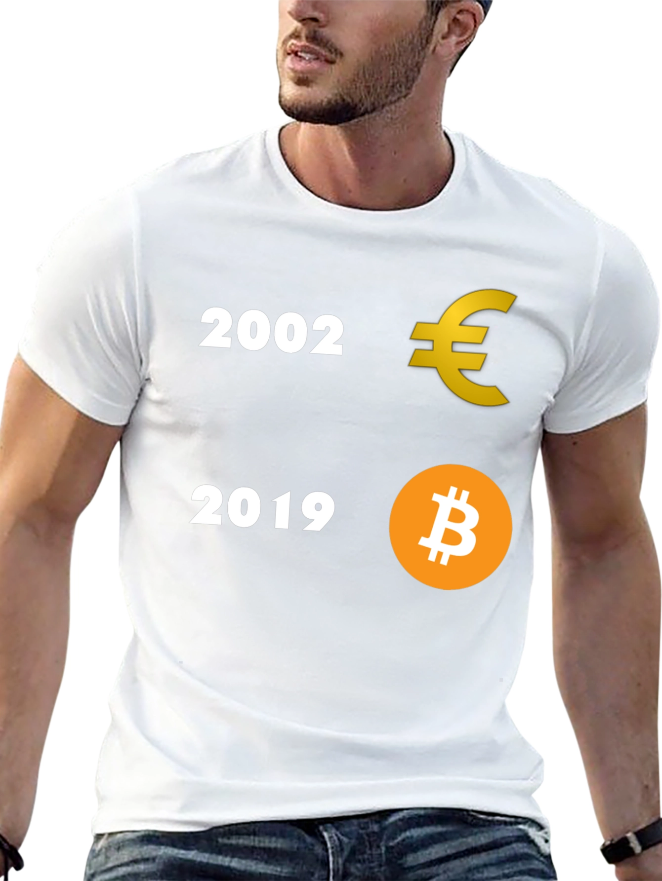 Euro to Bitcoin Evolution Tee