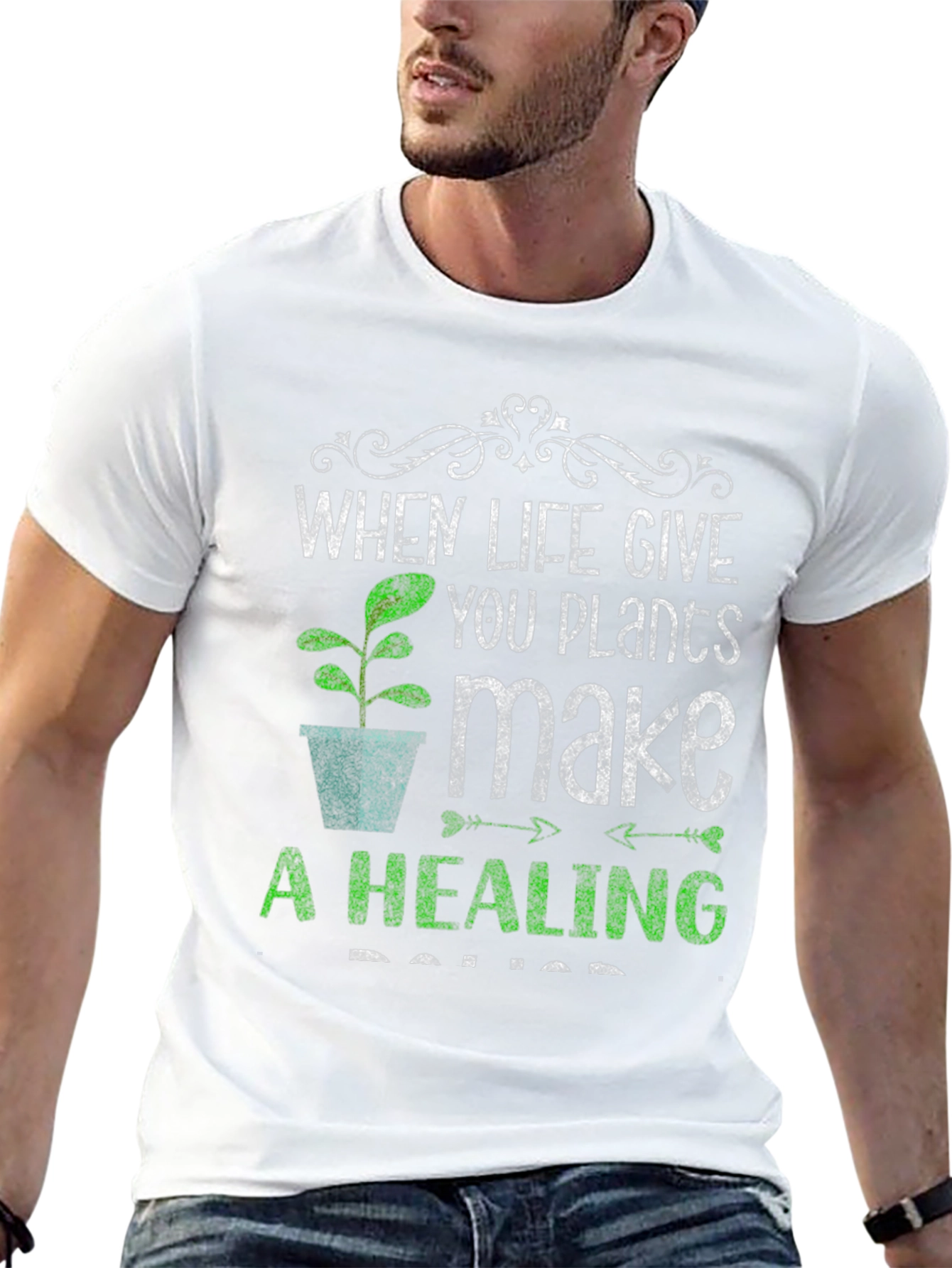 Plants Make A Healing Salve Graphic T-Shirt