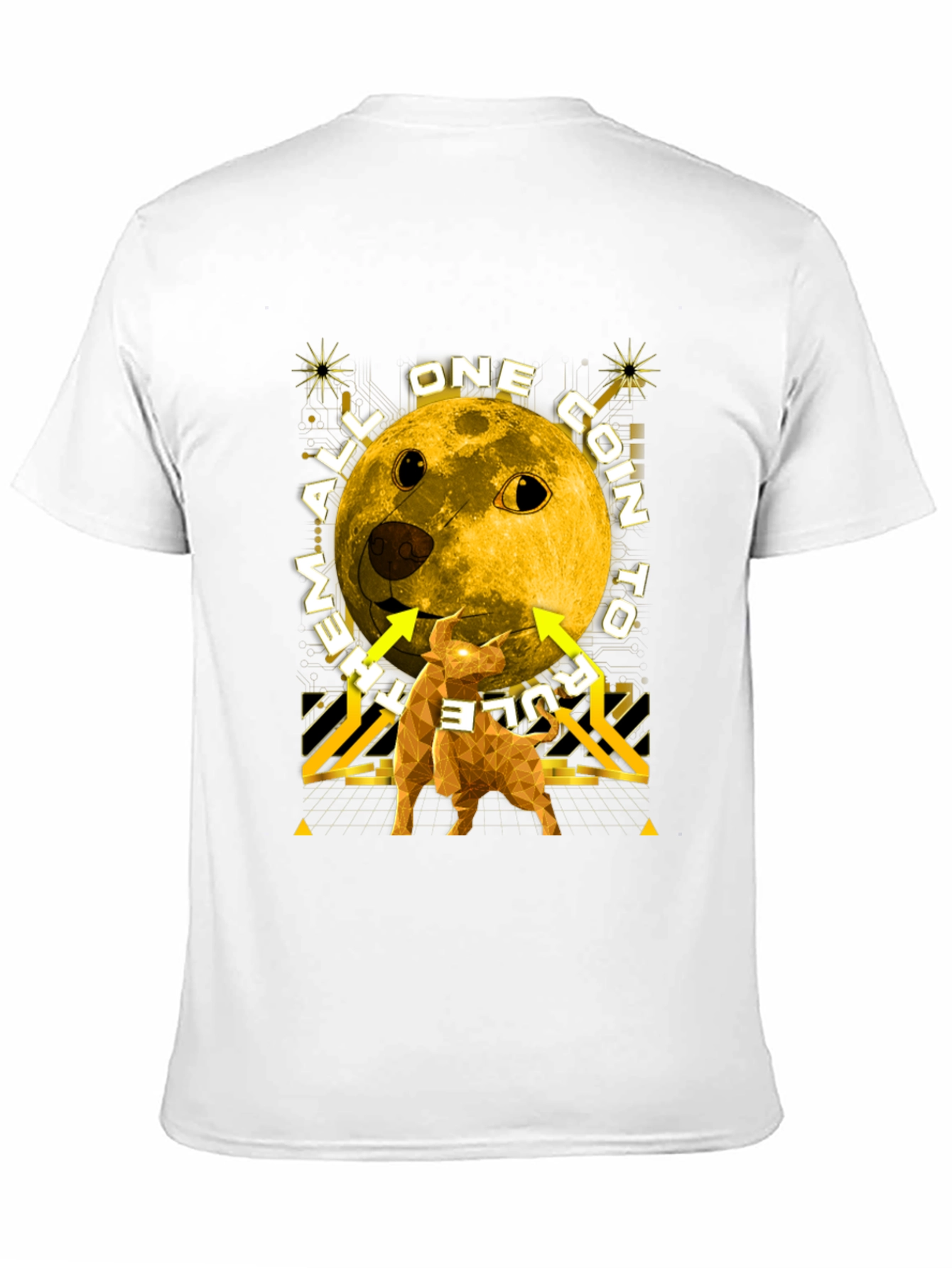 Dogecoin Moon T-Shirt - Crypto Meme Tee