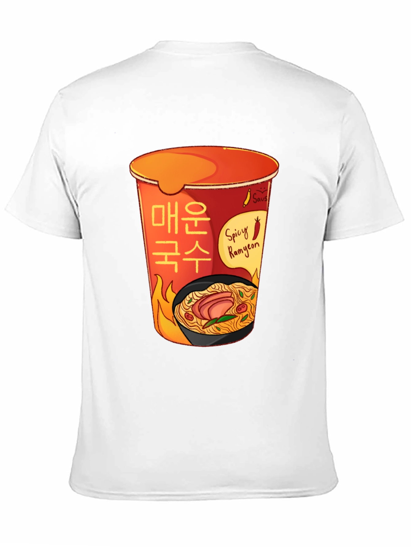 Spicy Ramyeon T-Shirt - Ramen Lover Tee