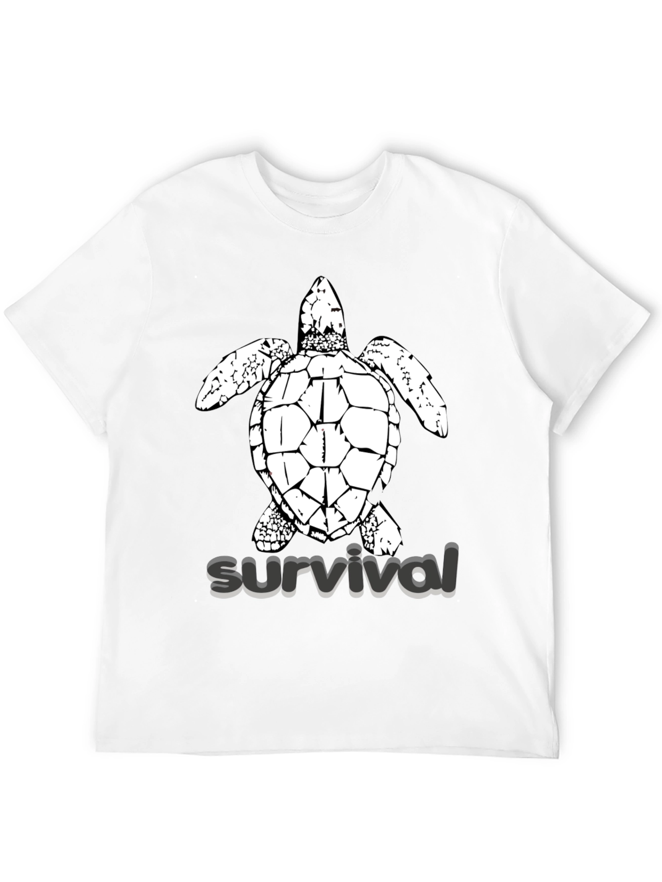 Survival Turtle Graphic Tee